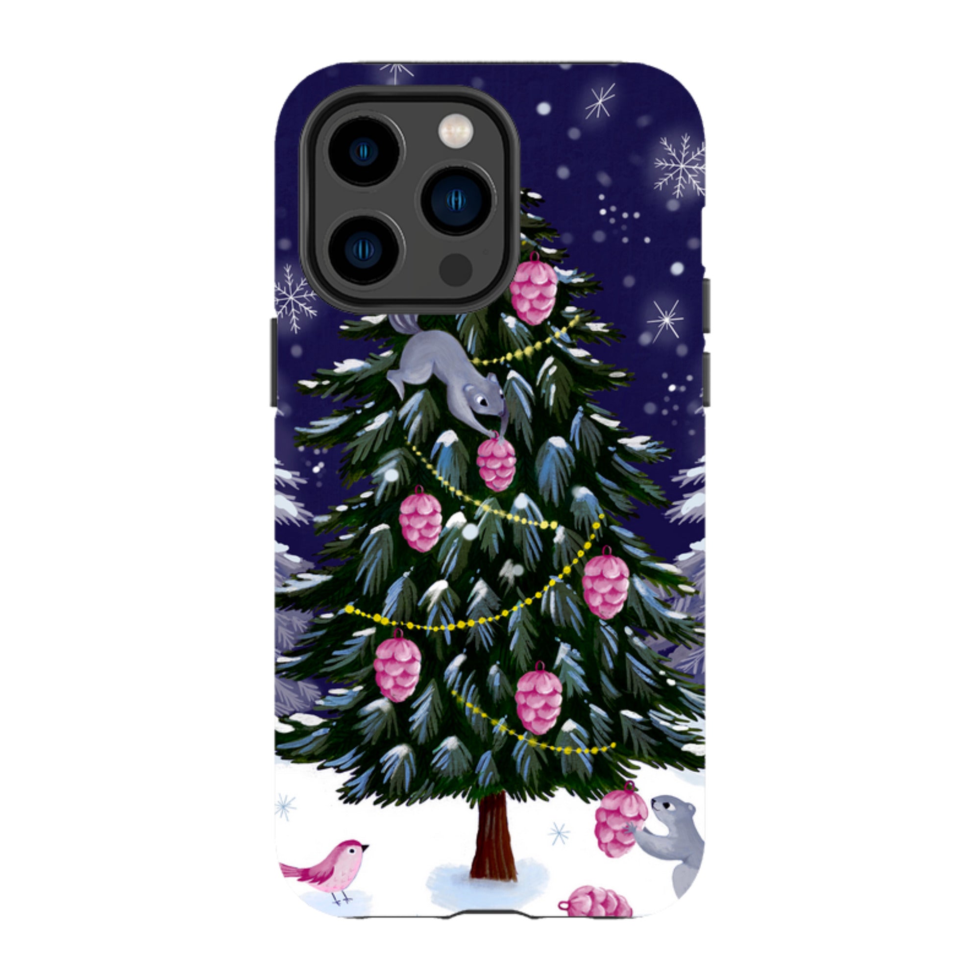 iPhone Tough Case - Squirrel Tree By Bex Parkin