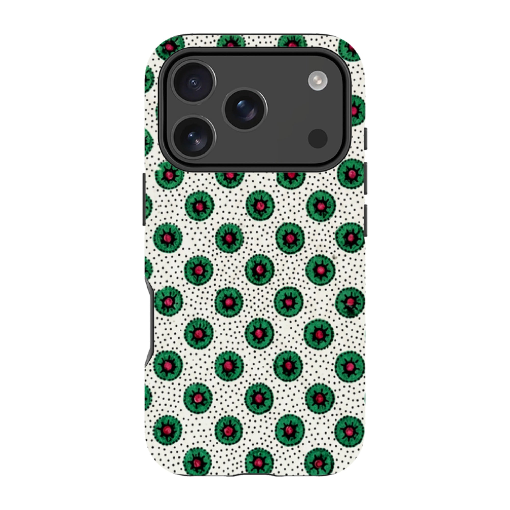 iPhone MagSafe Tough Case - Green Medallion
