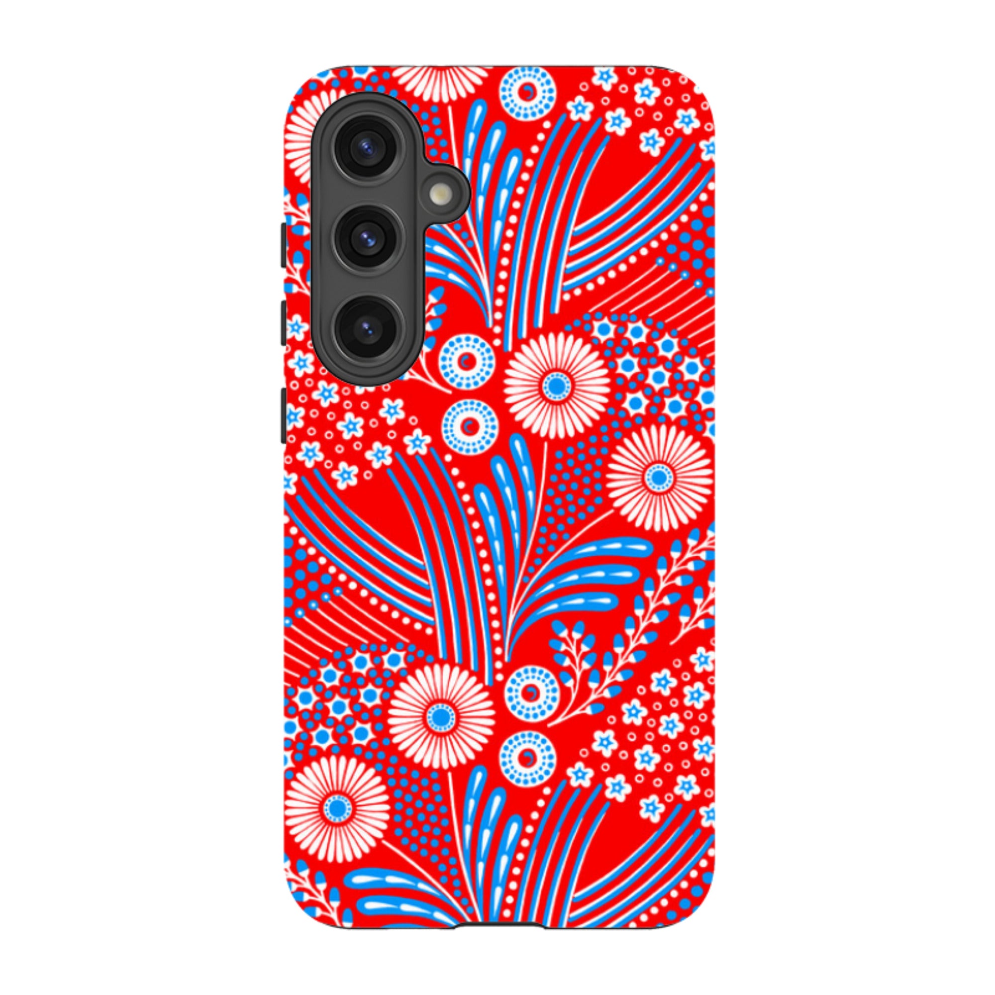 Samsung Tough Case - Red Bouquet By Cressida Bell