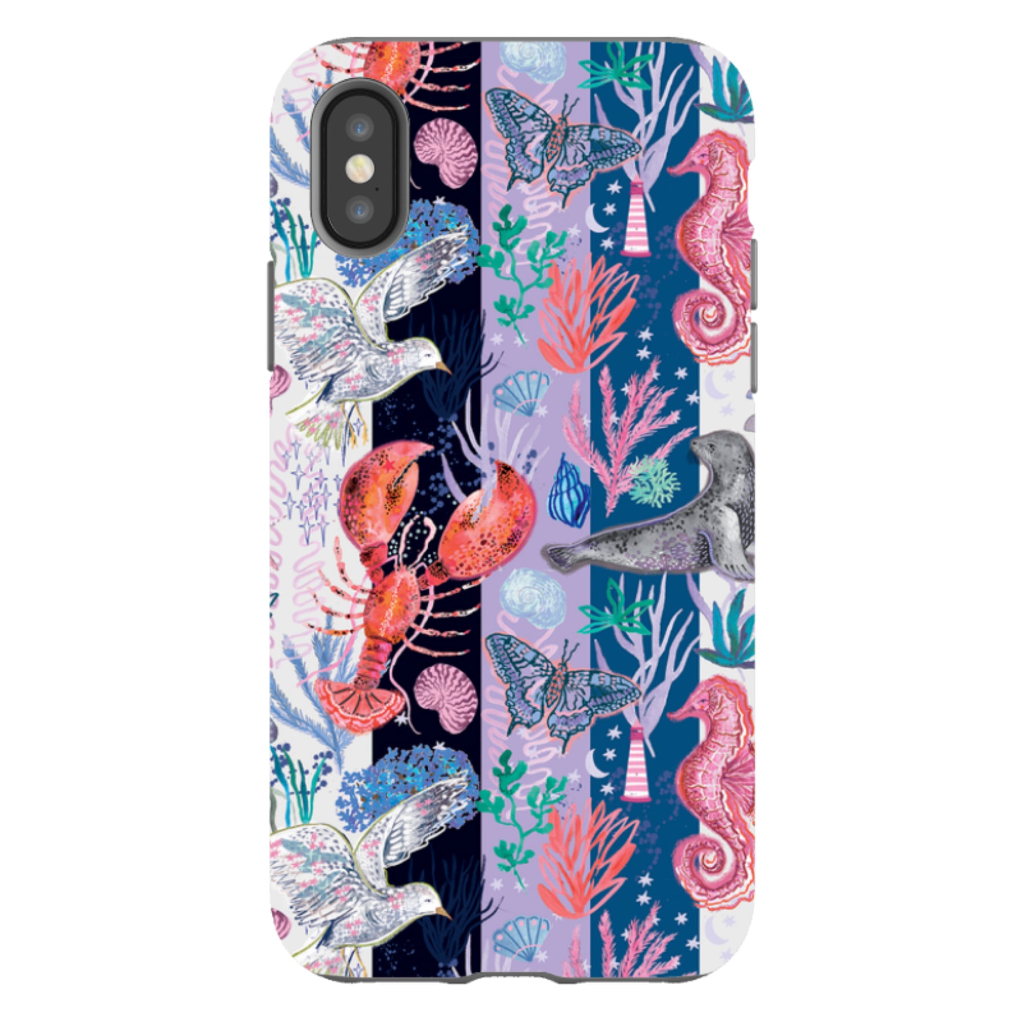 iPhone Case - Coastal Calling Stripe II By Emma Frances Grant