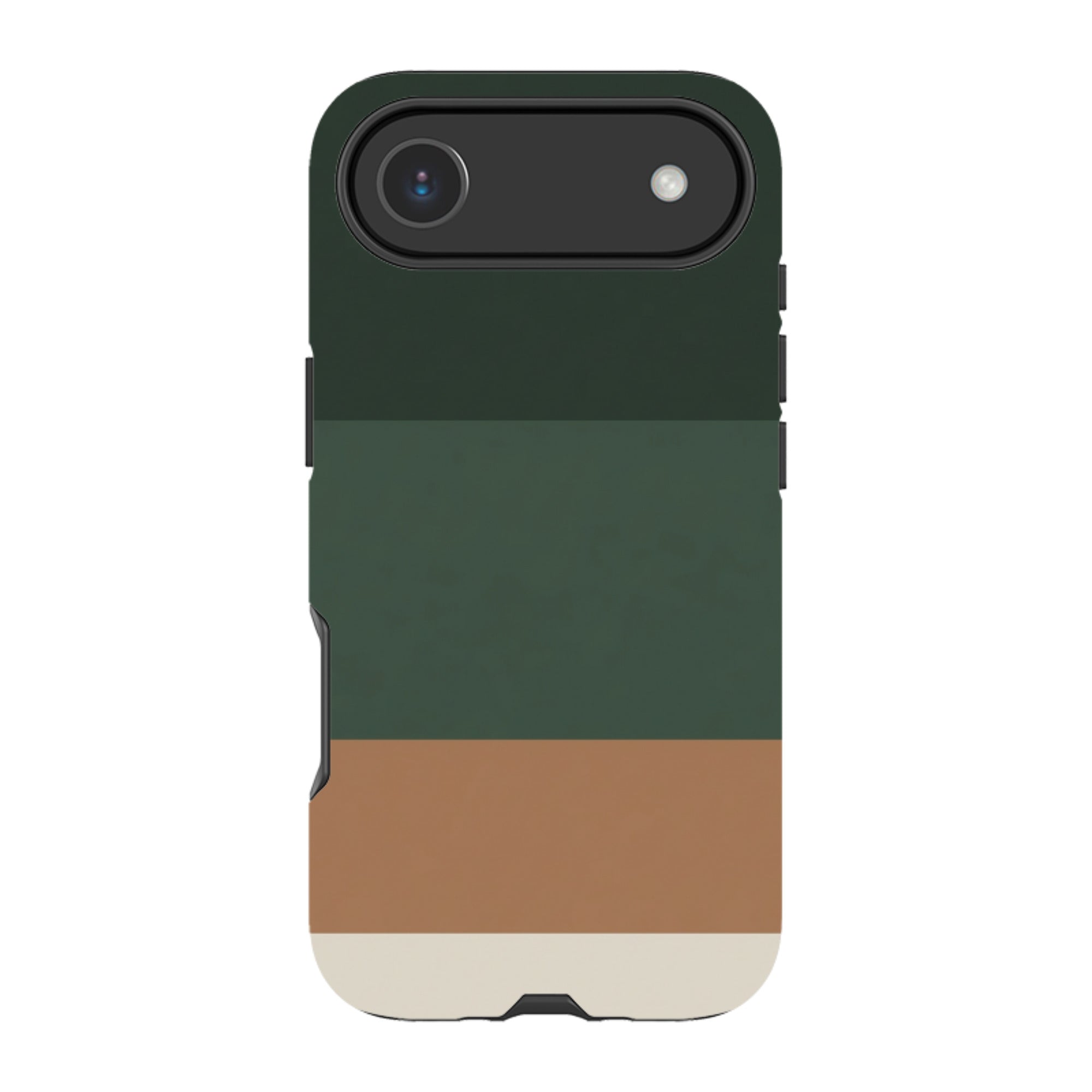 iPhone Tough Case - Terracotta and Green Gradient