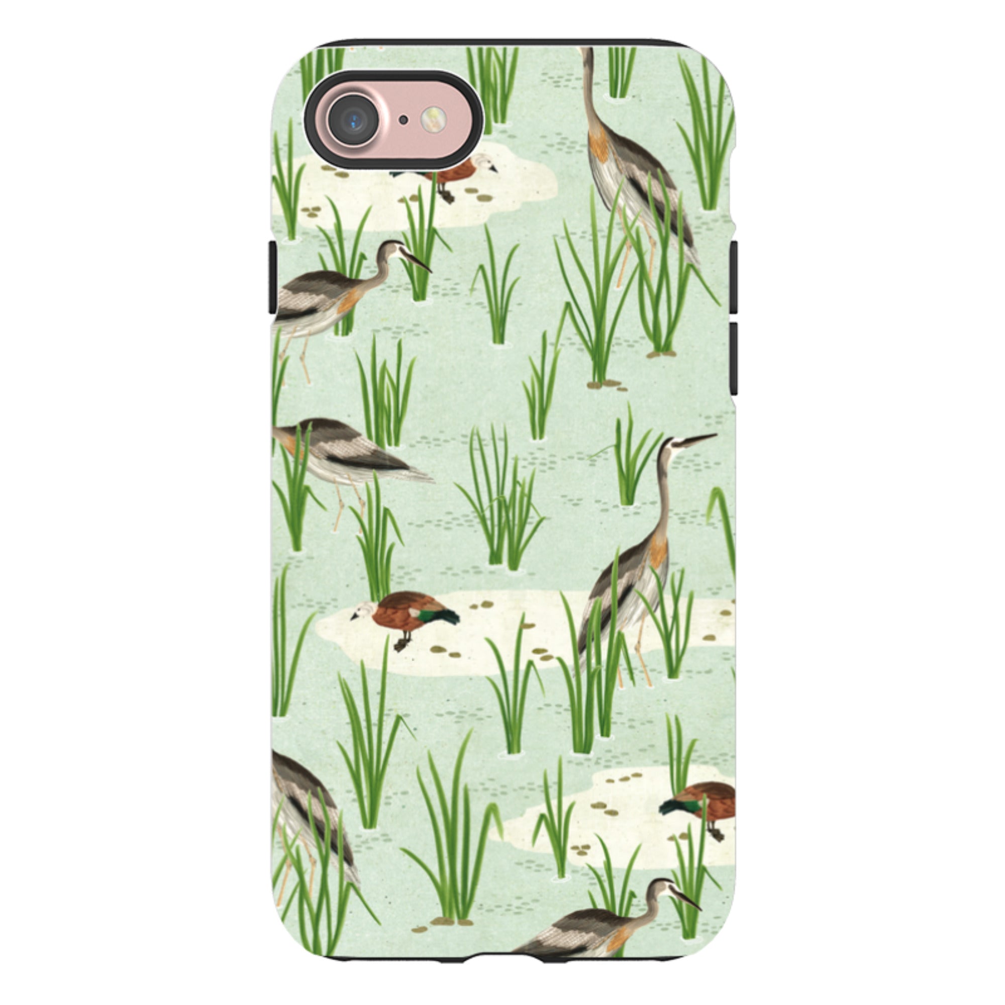 iPhone Tough Case - Wet Lands By Katherine Quinn