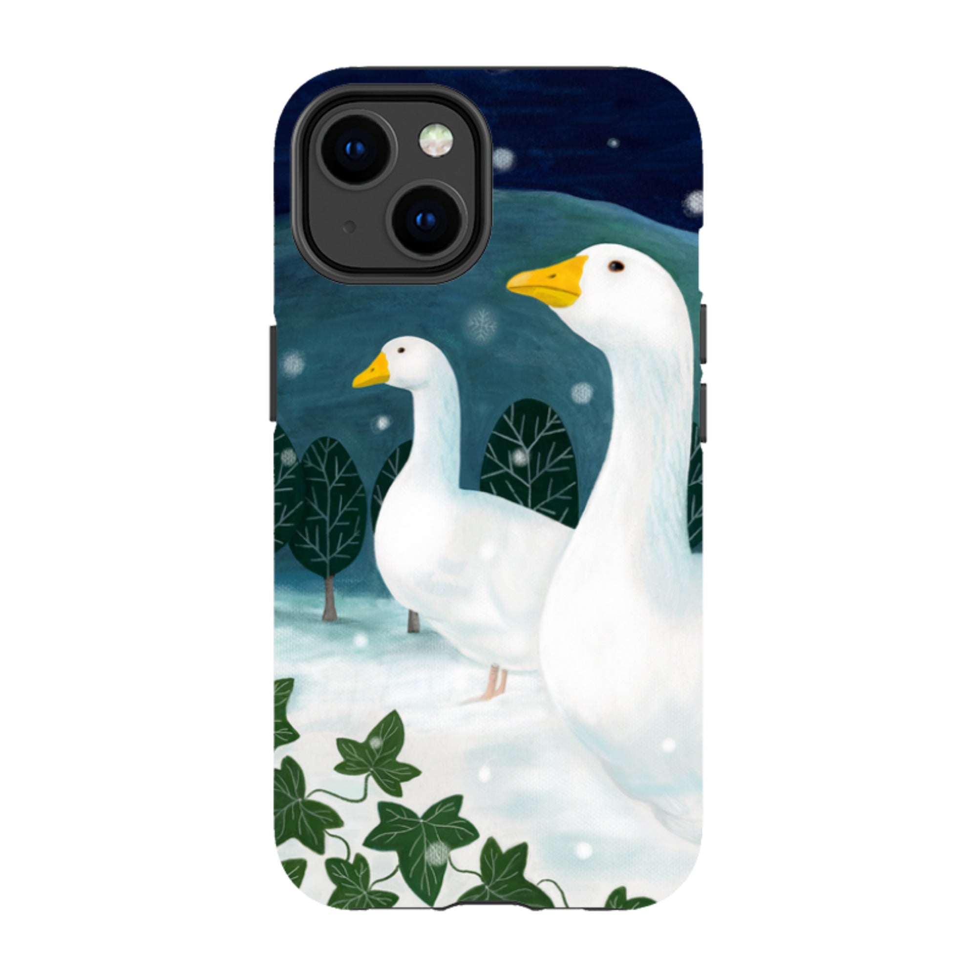 iPhone MagSafe Tough Case - Winter Geese By Bex Parkin