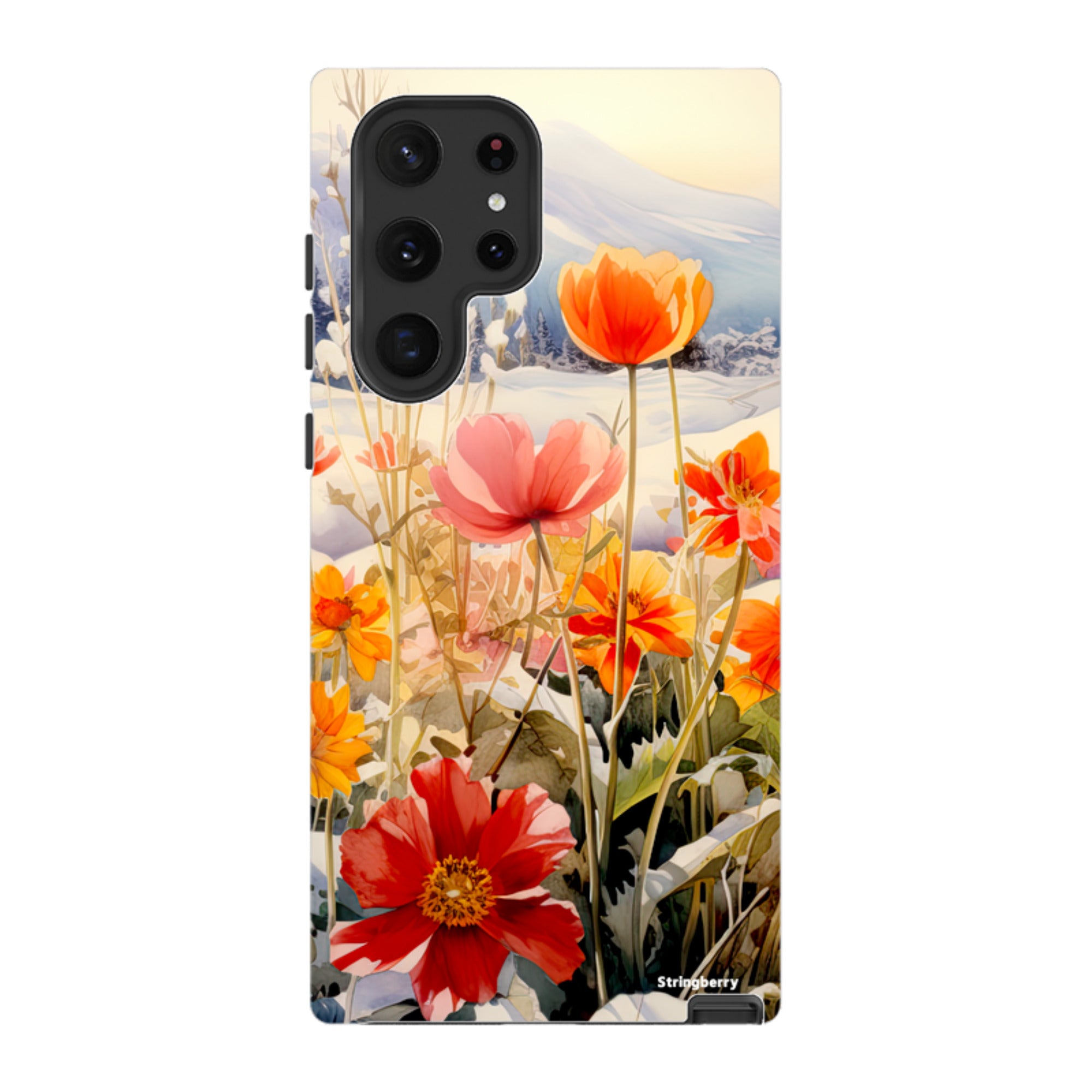 Samsung Tough Case - Winter Wild Flowers II