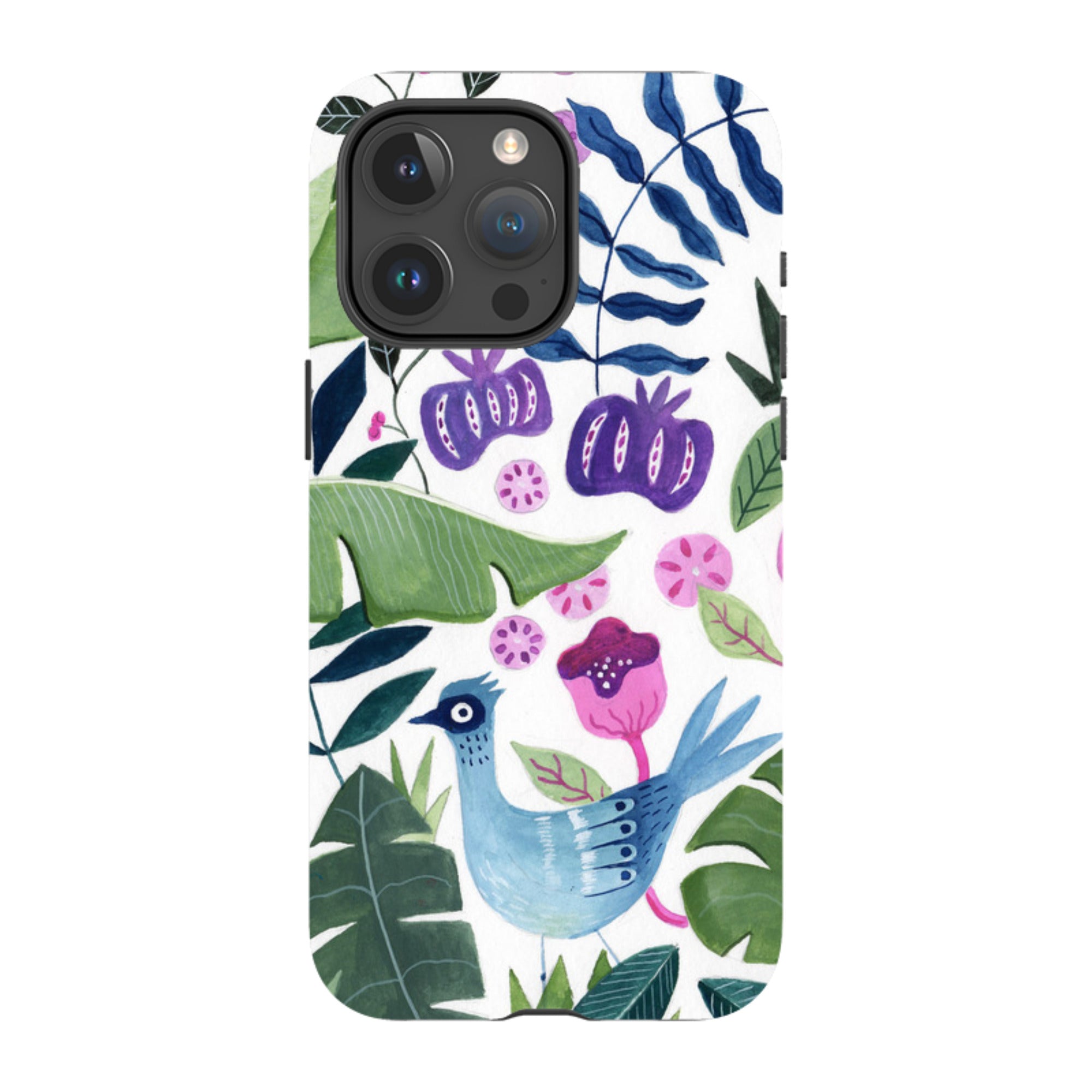 iPhone Tough Case - Birds In Forest By Bex Parkin