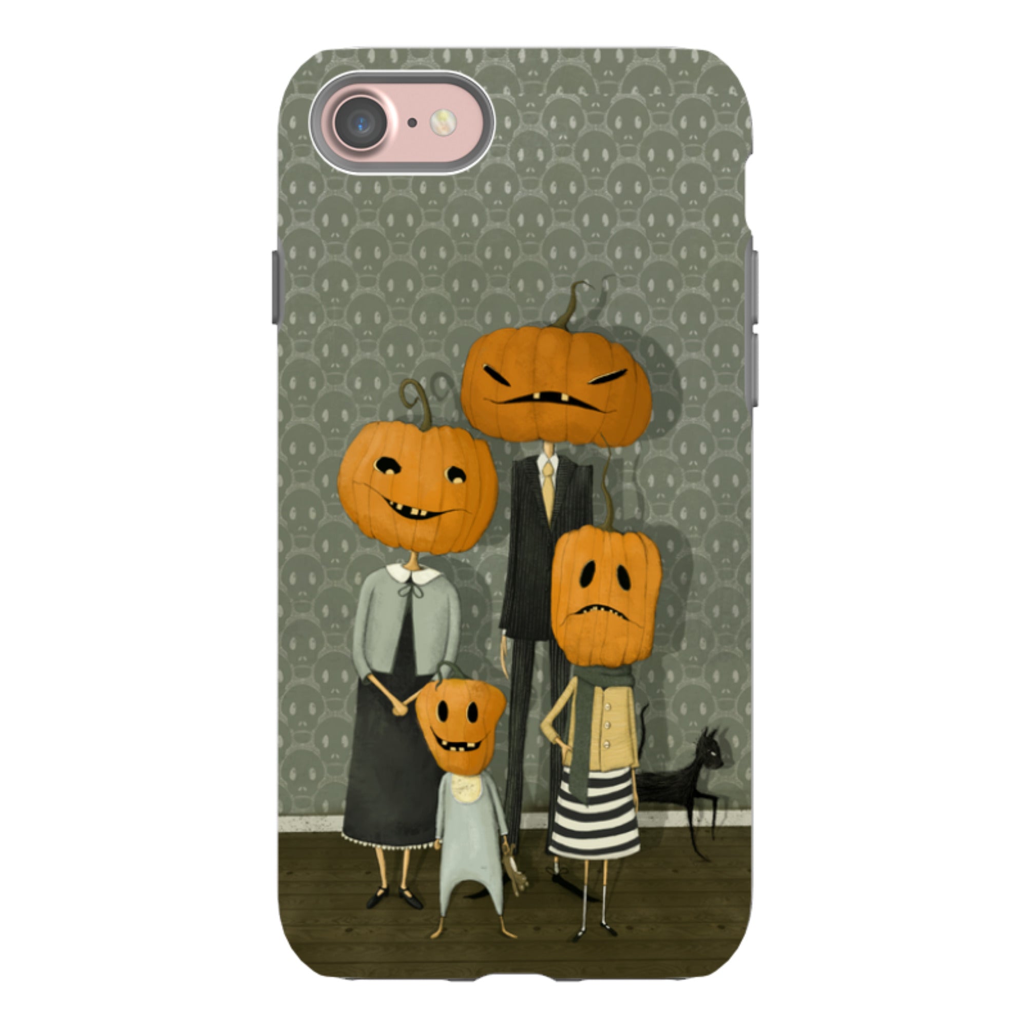 iPhone Tough Case - Pumpkin Family By Maja Lindberg