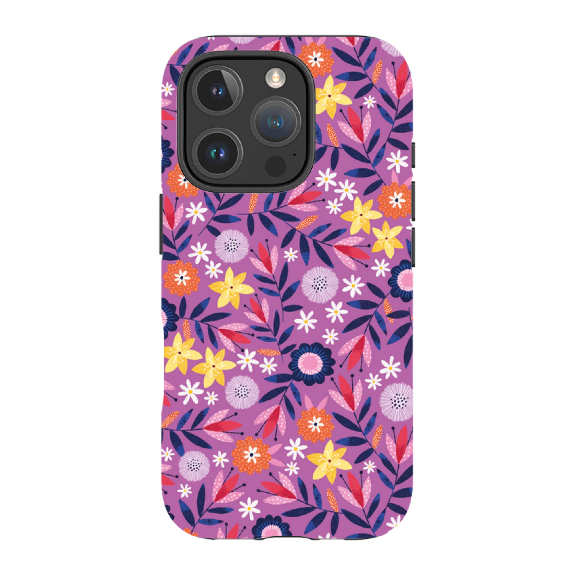 iPhone MagSafe Tough Case -  Scattered Flowers I By Ali Brookes