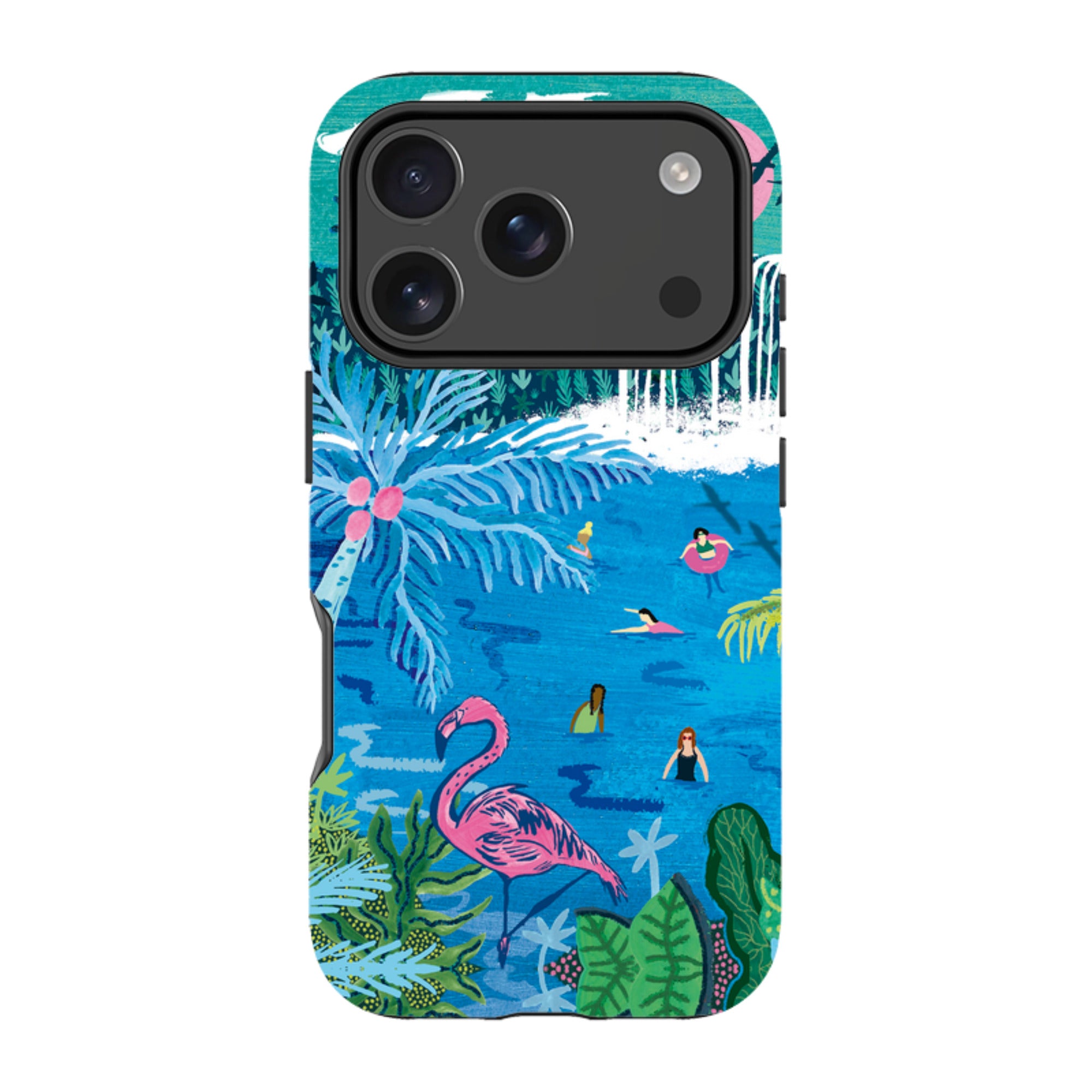iPhone Tough Case - Palm Pool By Emma Frances Grant