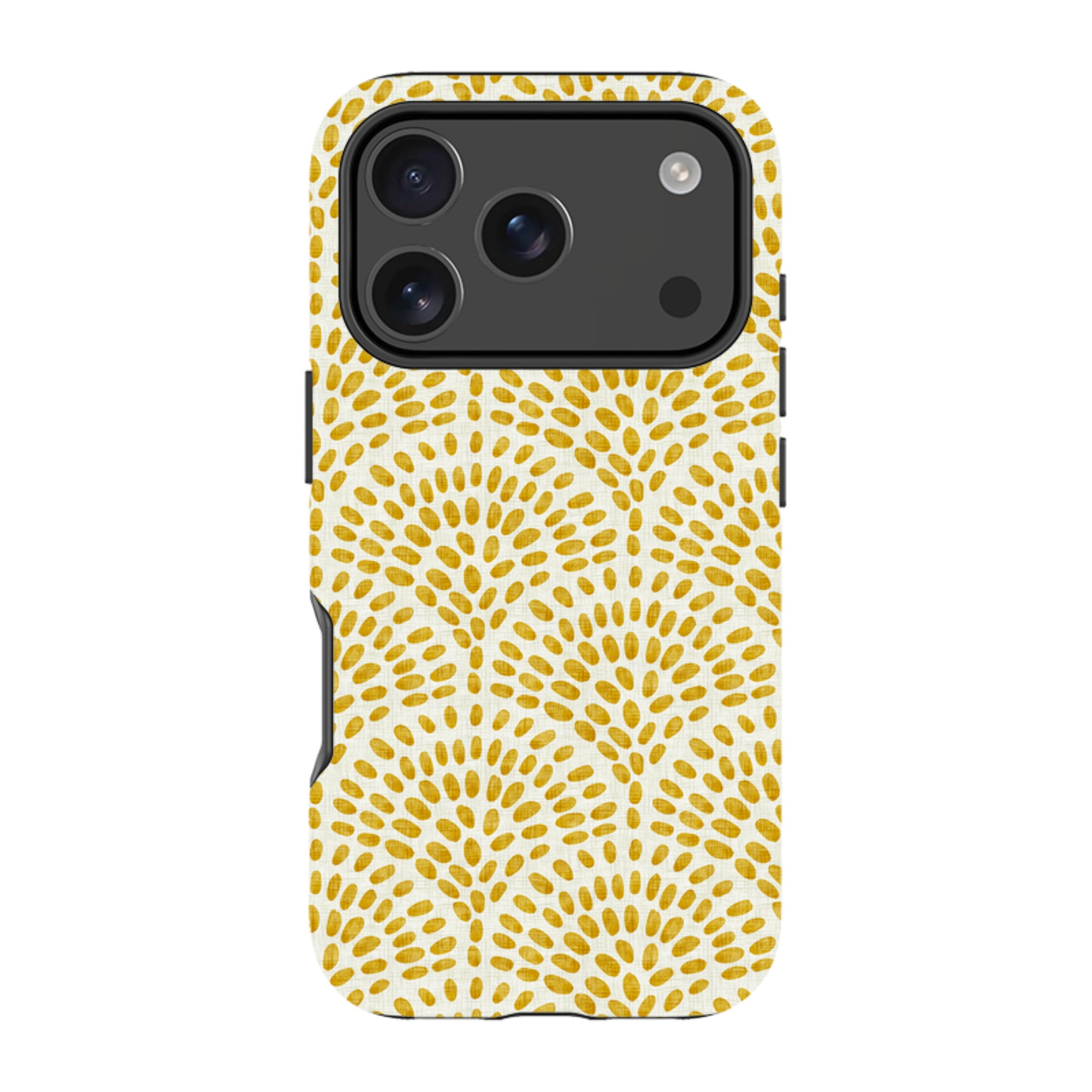 iPhone Tough Case - Scallop - Mustard By Katherine Quinn