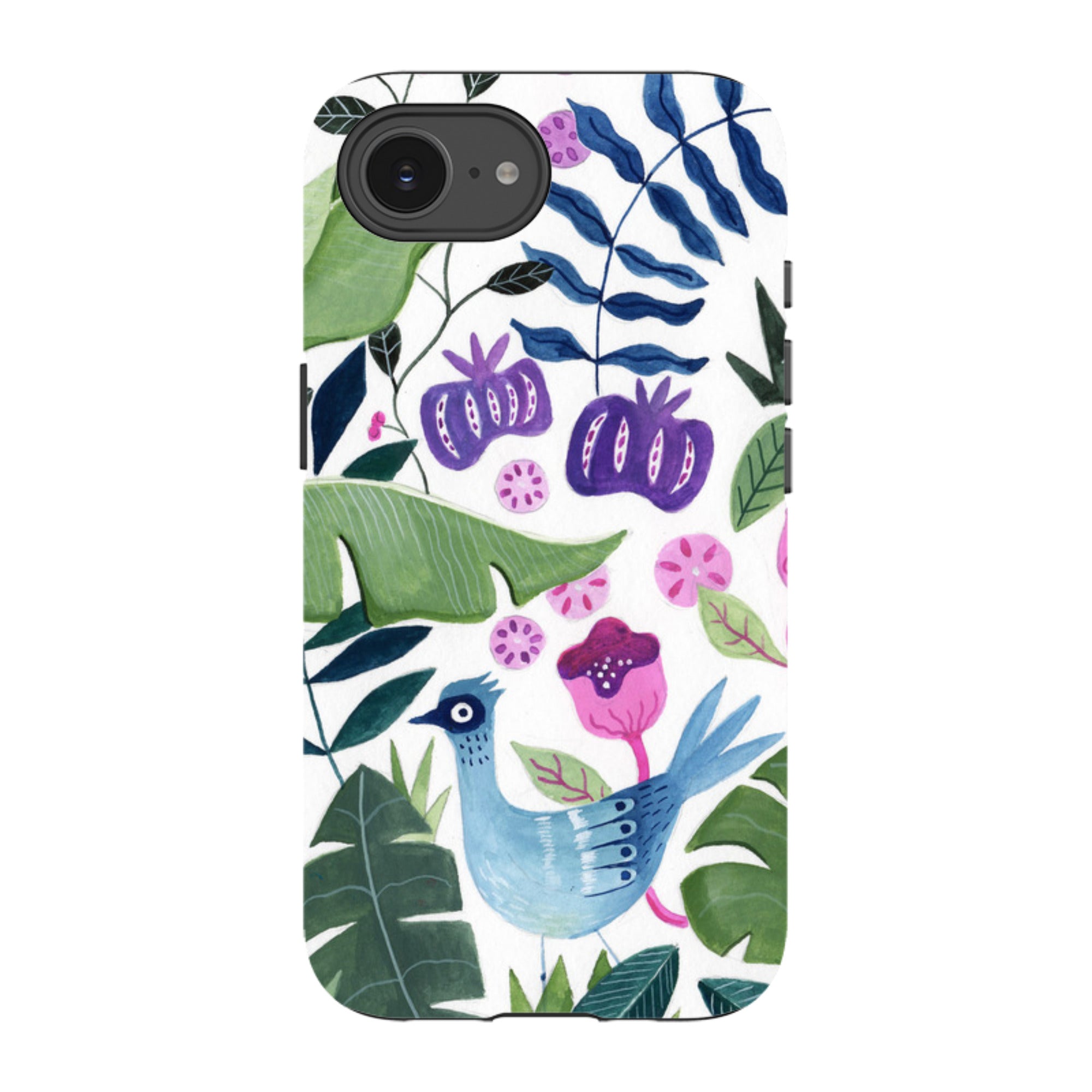 iPhone Tough Case - Birds In Forest By Bex Parkin