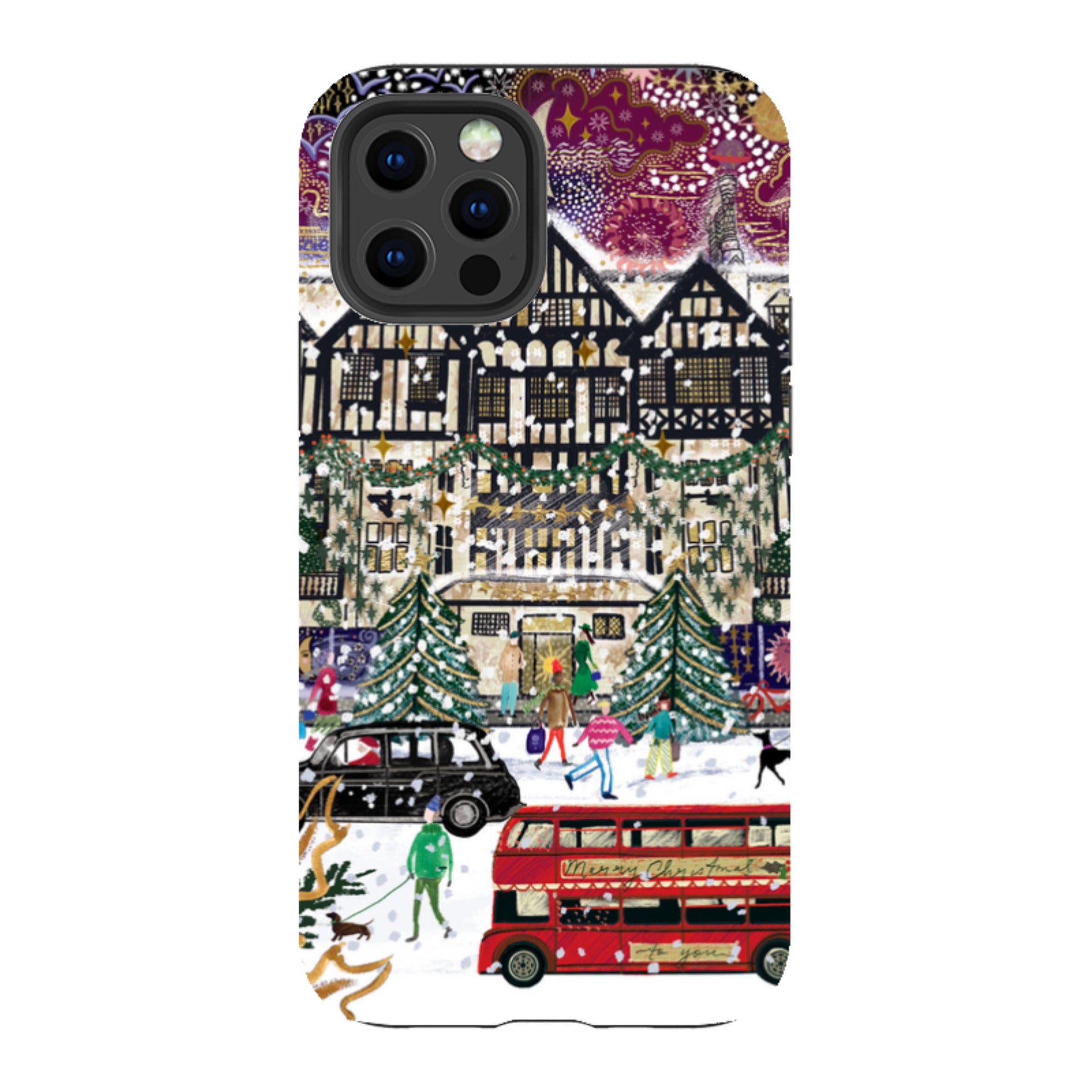 iPhone Tough Case - Christmas In London By Emma Frances Grant