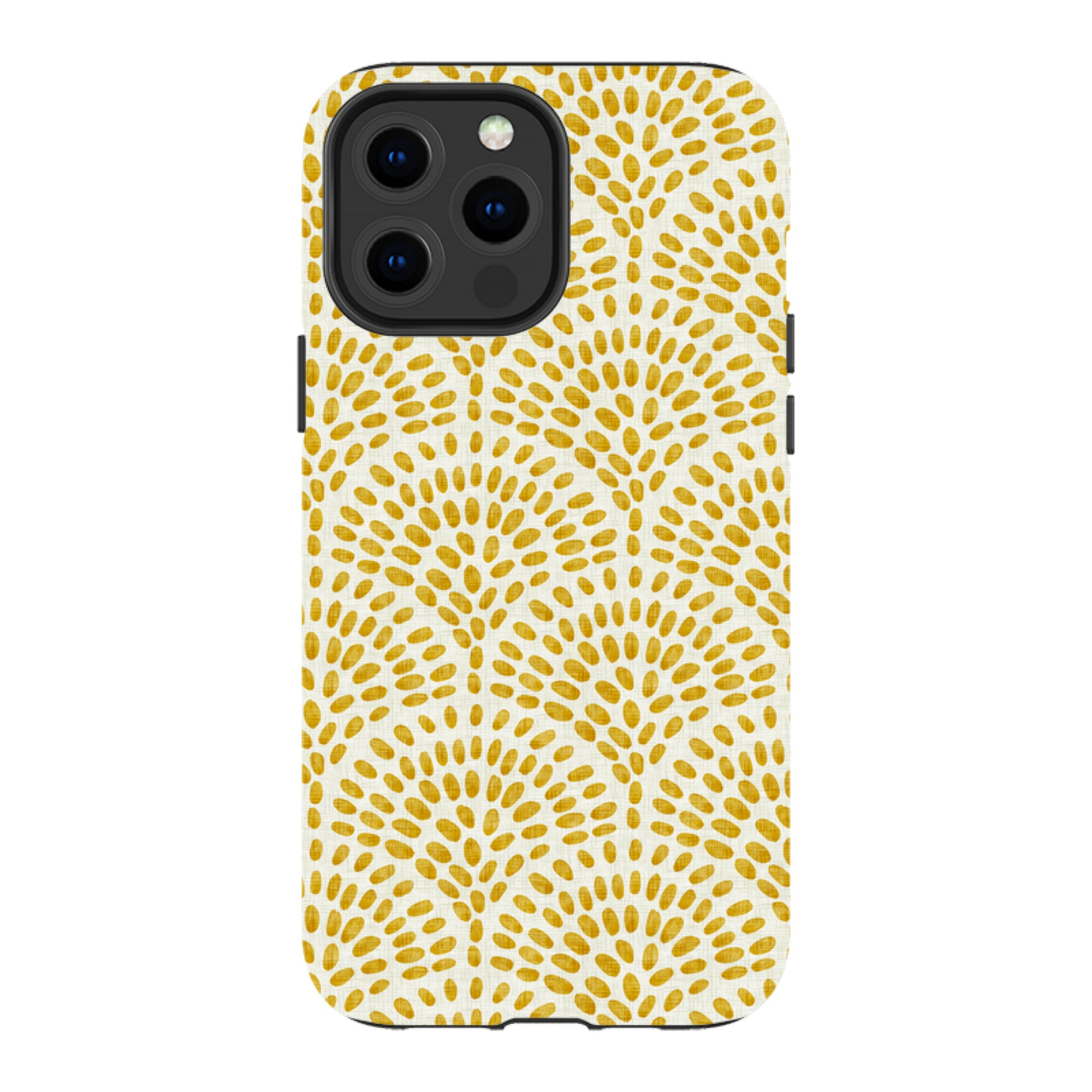 iPhone MagSafe Tough Case - Scallop - Mustard By Katherine Quinn