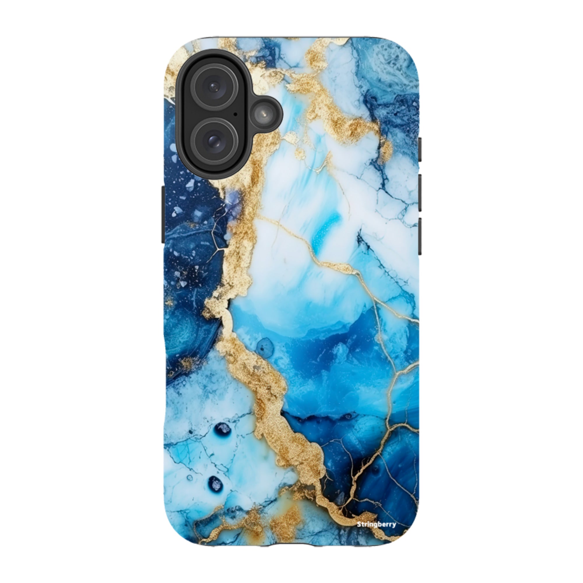 iPhone Tough Case - Blue Marbs