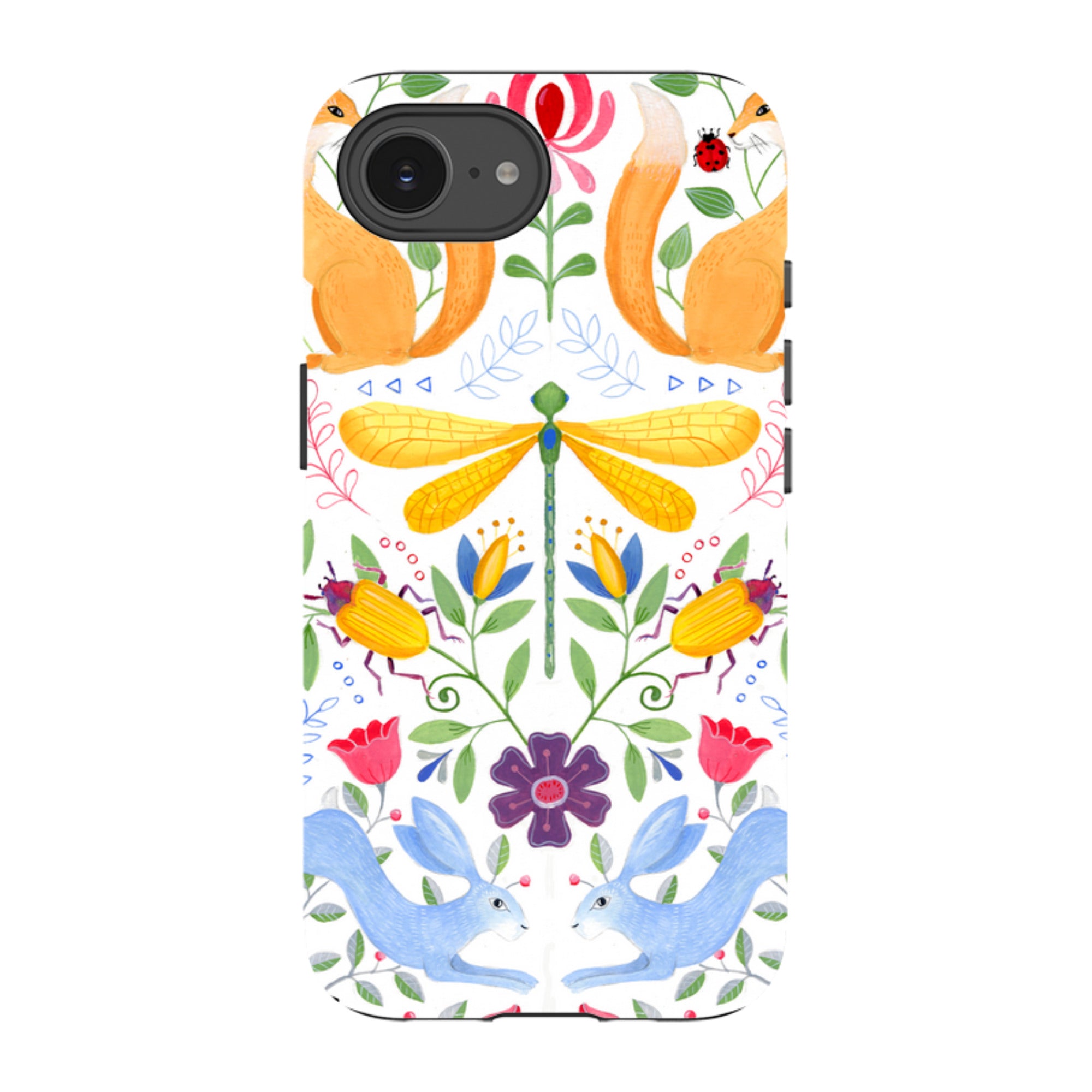iPhone Tough Case - Folk Garden By Bex Parkin