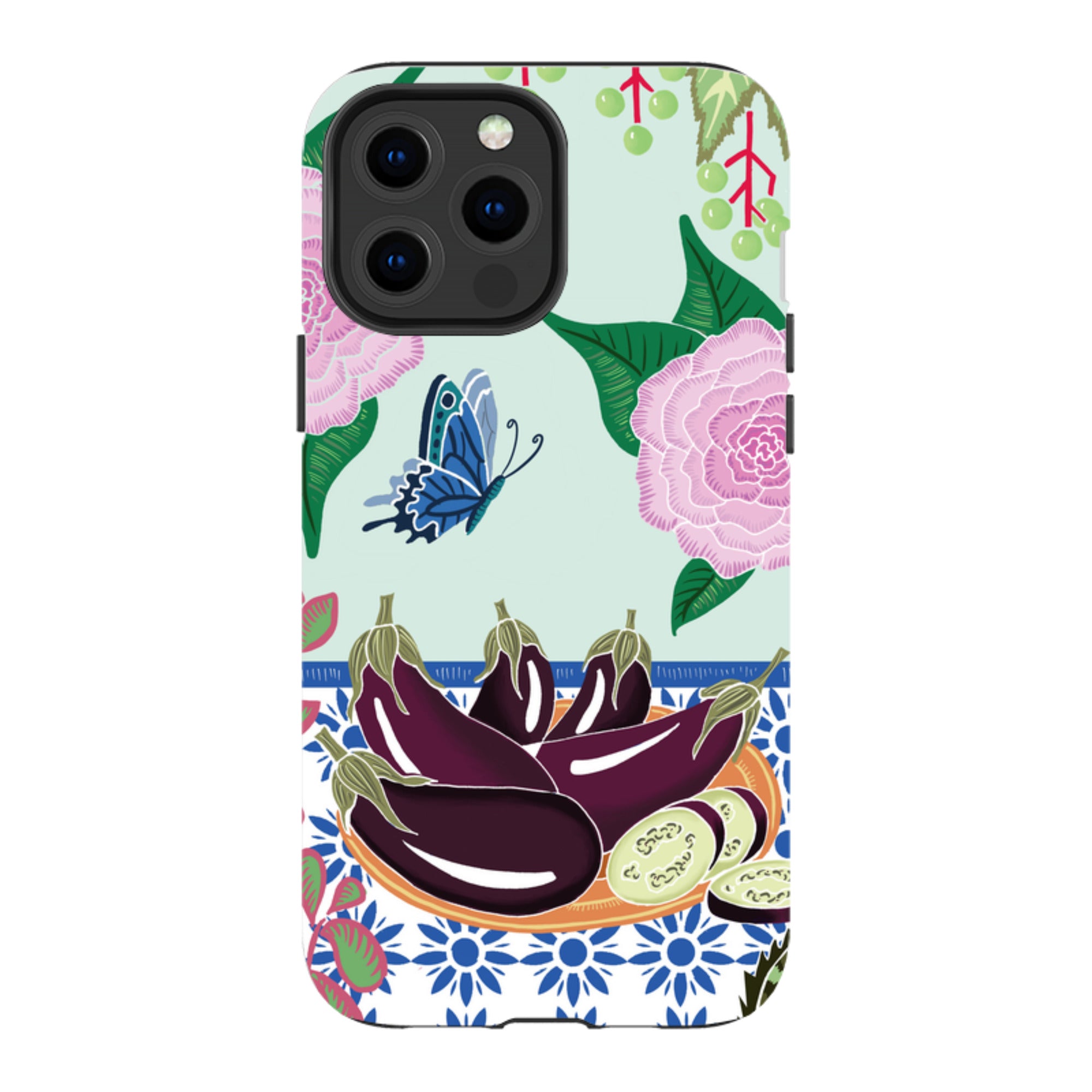iPhone Tough Case - Aubergines By Kate Heiss