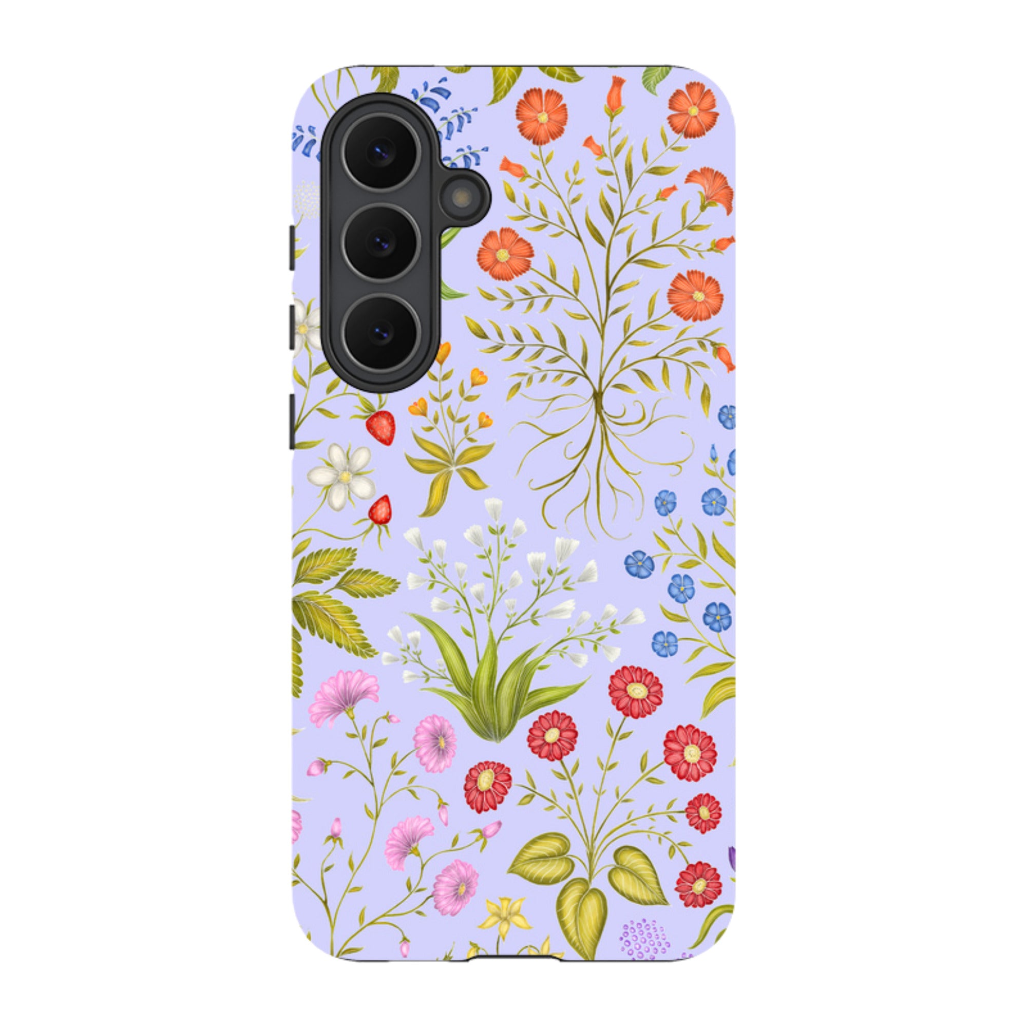 Samsung Tough Case - Fleurs Blue By Catherine Rowe