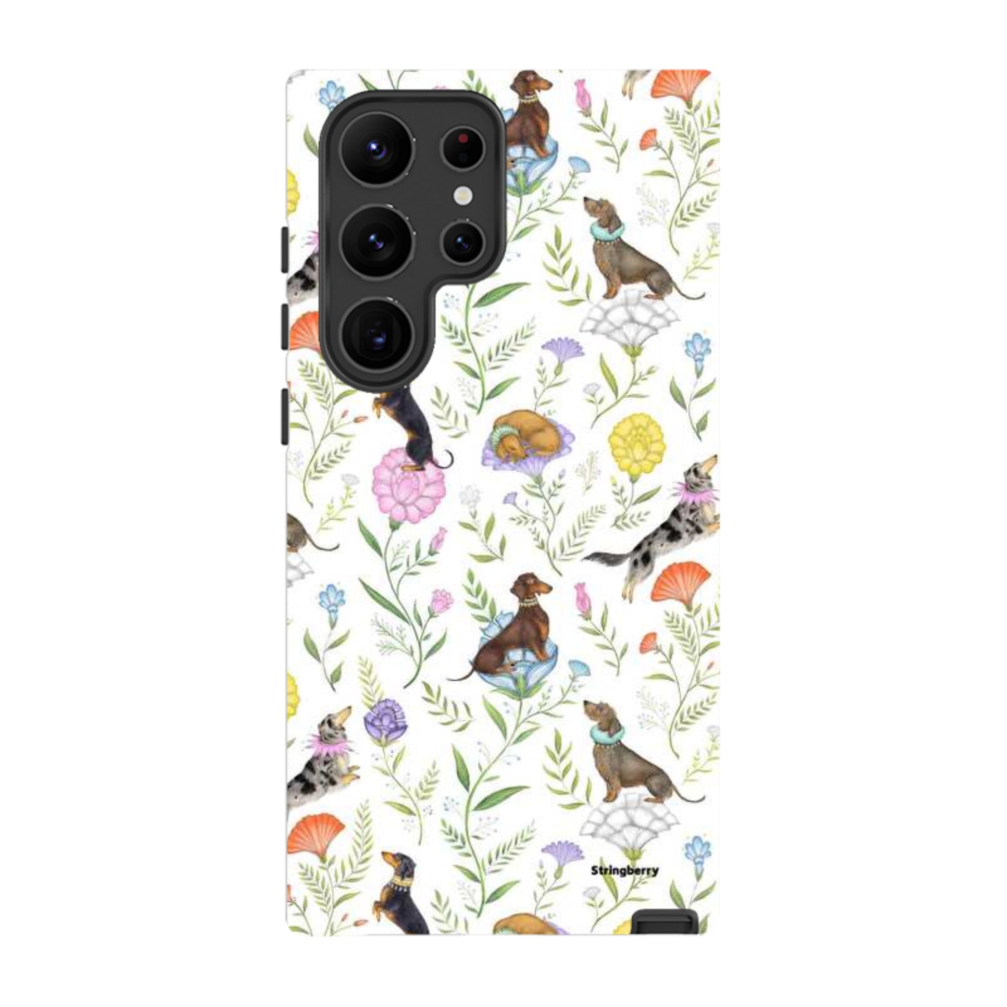 Samsung Tough Case - Doxy Day Afternoon White By Catherine Rowe