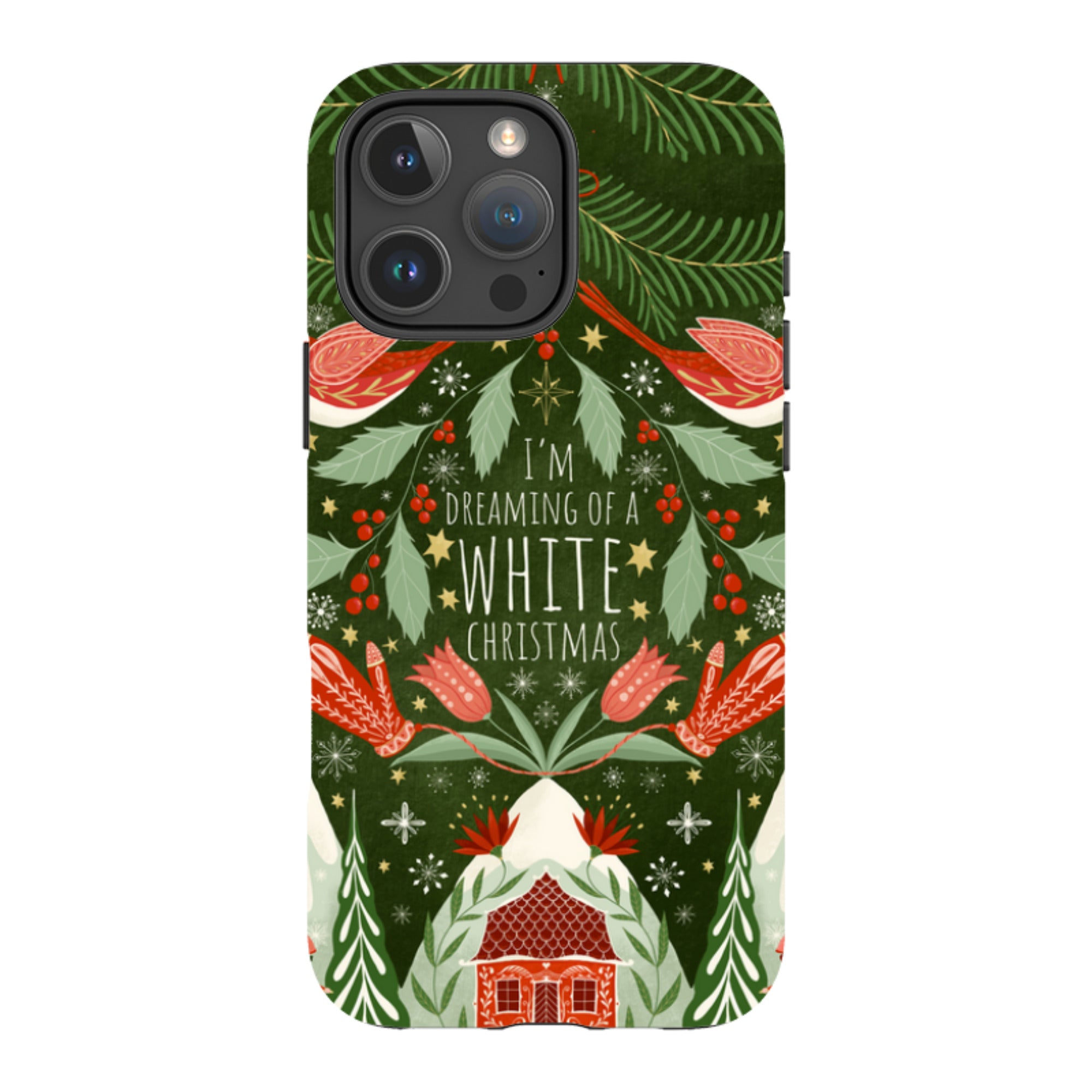 iPhone Tough Case - I'm Dreaming Of a White Christmas By Maja Lindberg
