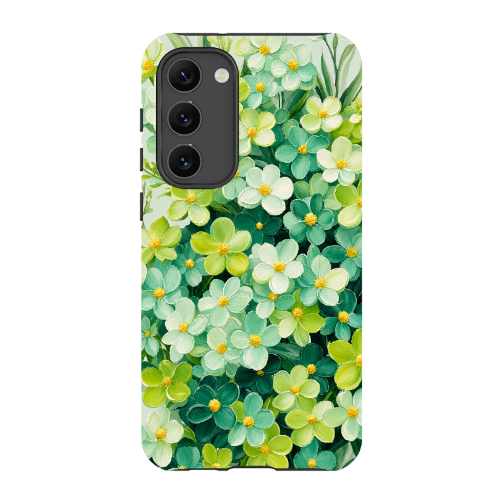 Samsung Tough Case - Sage Wildflower Floral