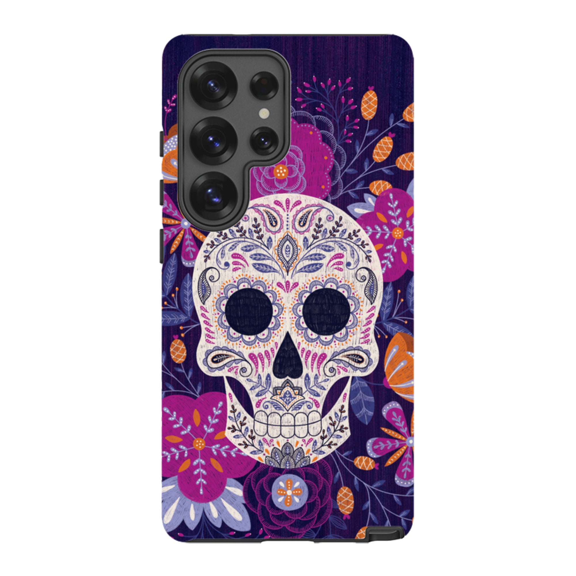 Samsung Tough Case - Sugar Skull By Jenny Zemanek