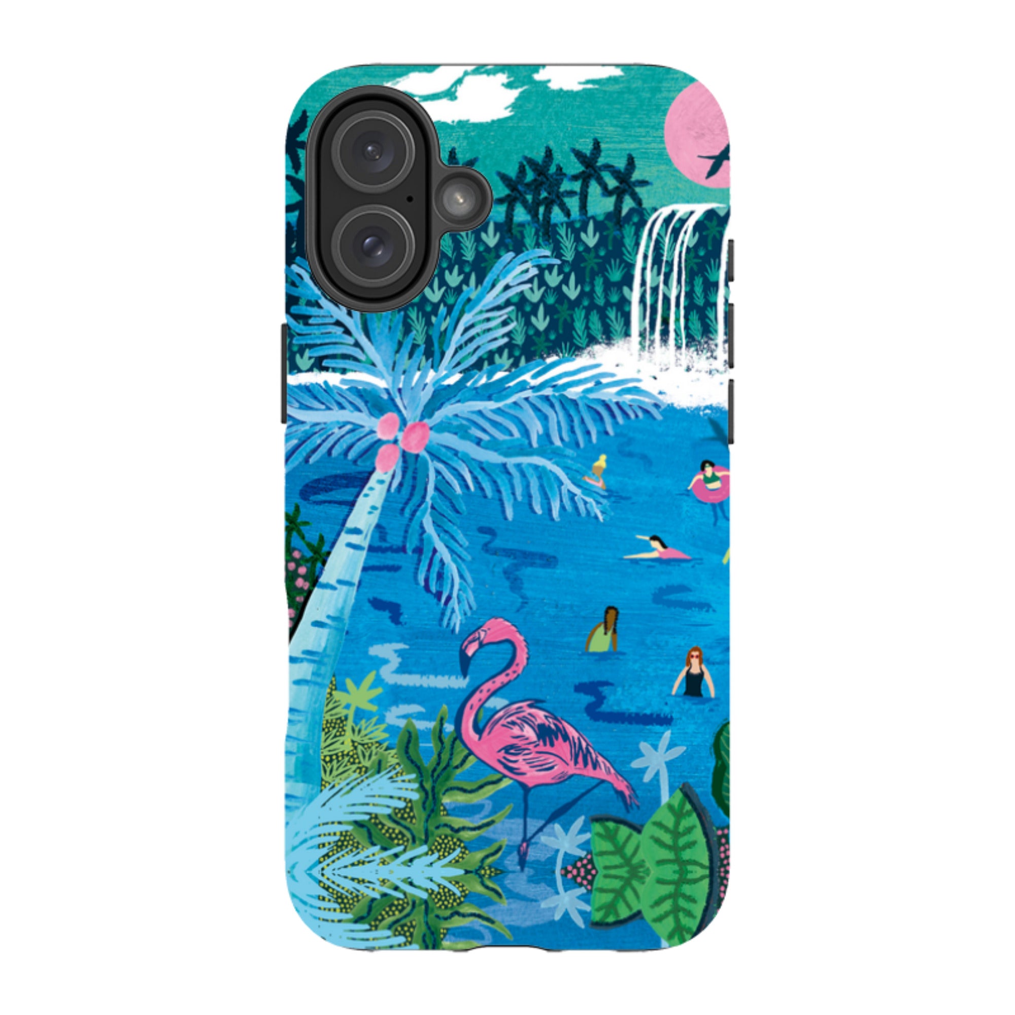 iPhone Tough Case - Palm Pool III By Emma Frances Grant