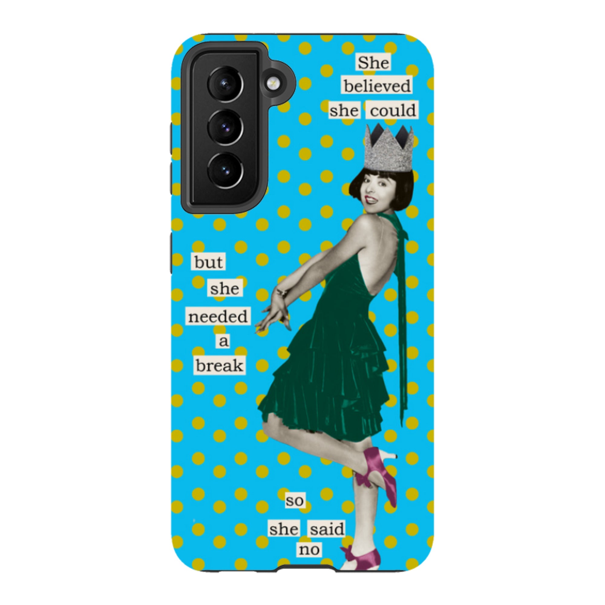 Samsung Tough Case - She Believed She Could By Clare Jordan