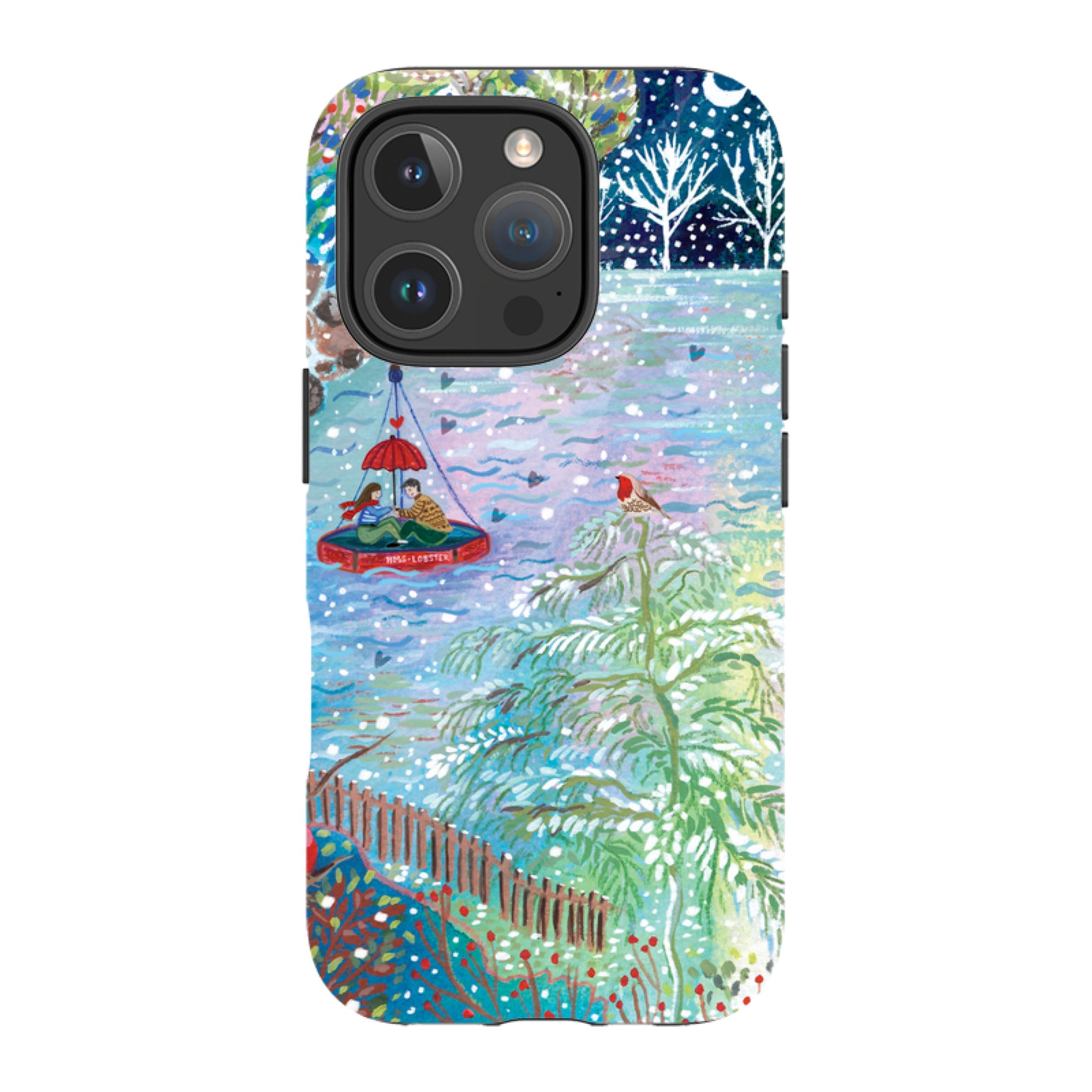 iPhone MagSafe Tough Case - A Wee Winter Harbour By Emma Frances Grant