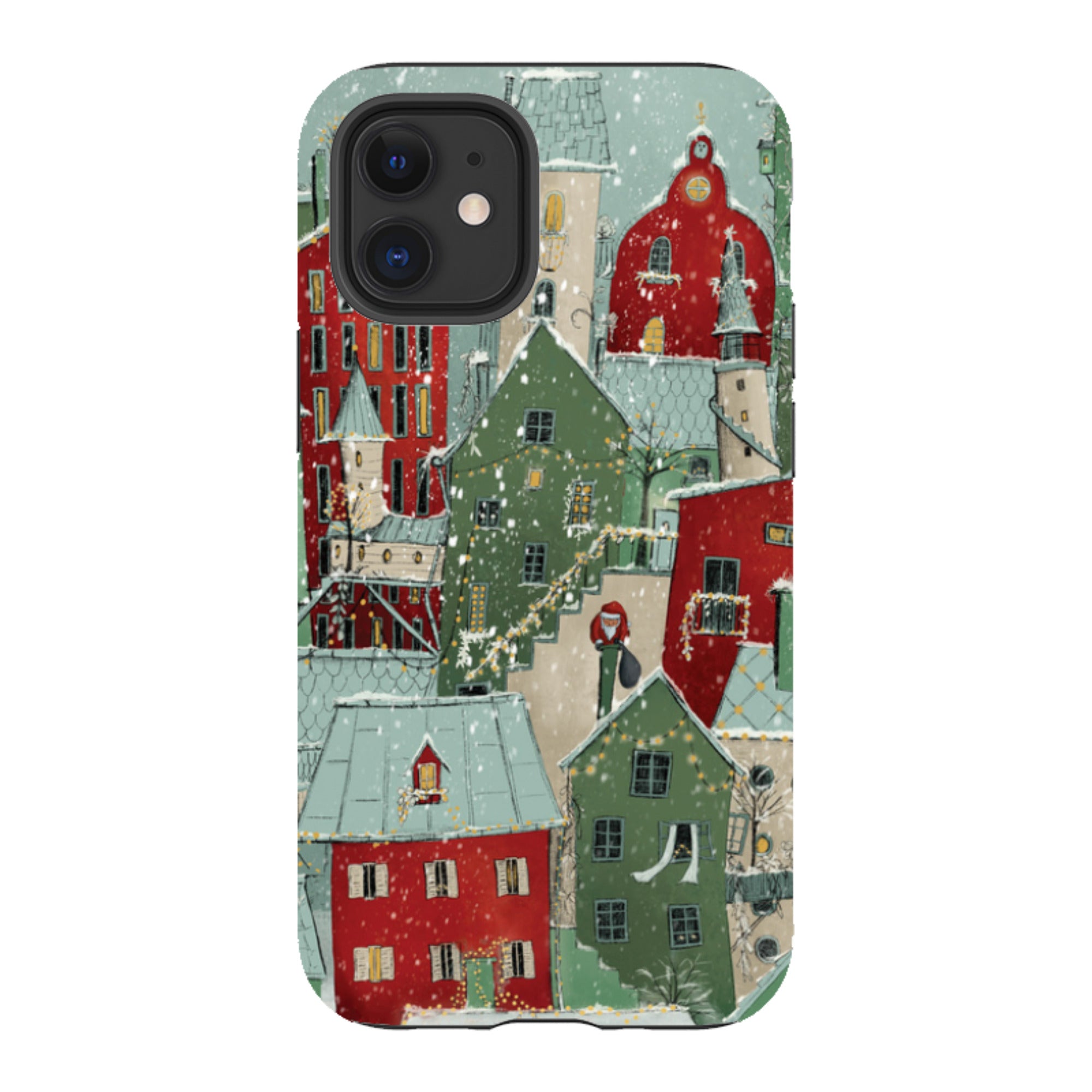 iPhone Tough Case - Citywinkles Red By Maja Lindberg