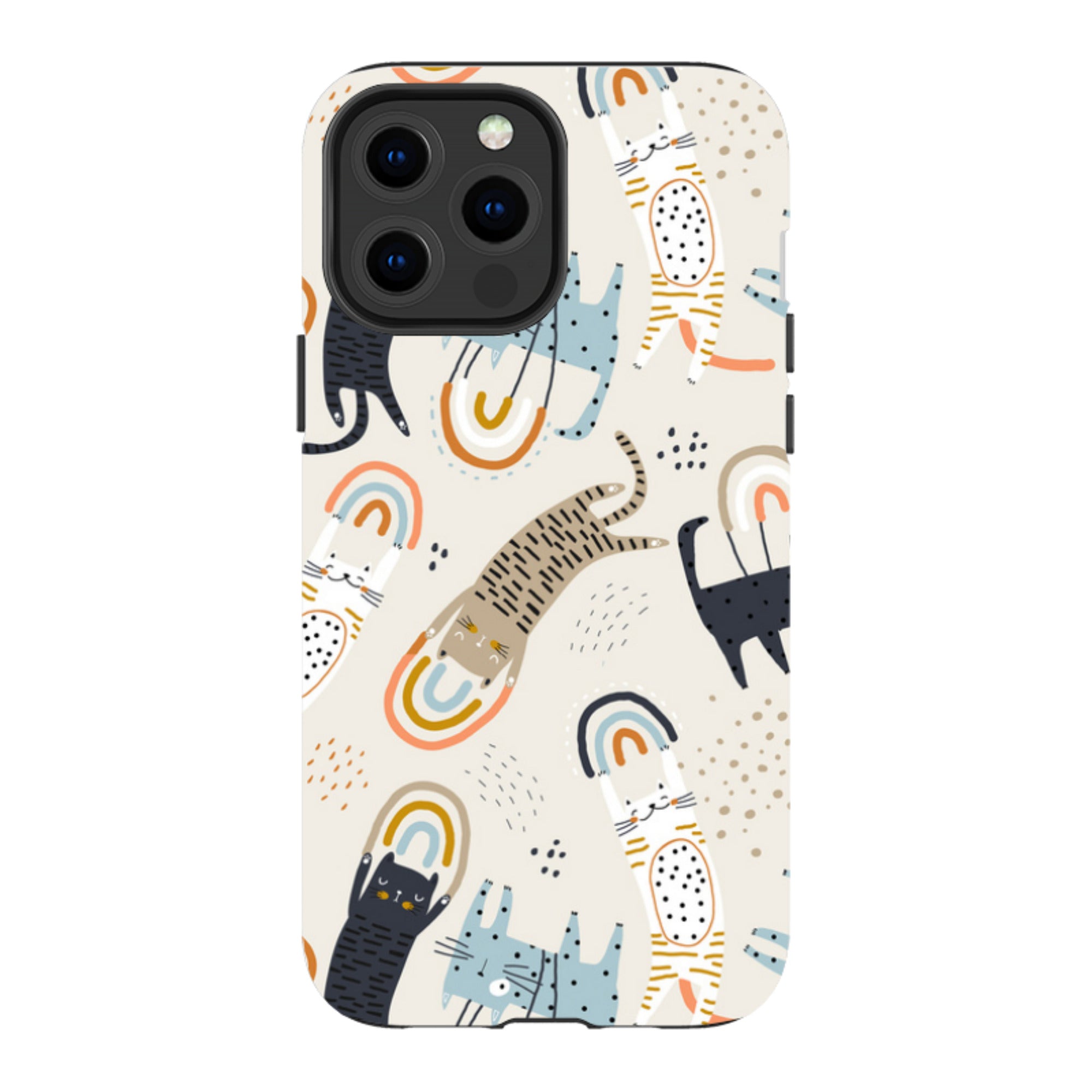 iPhone MagSafe Tough Case - Rainbow Cats