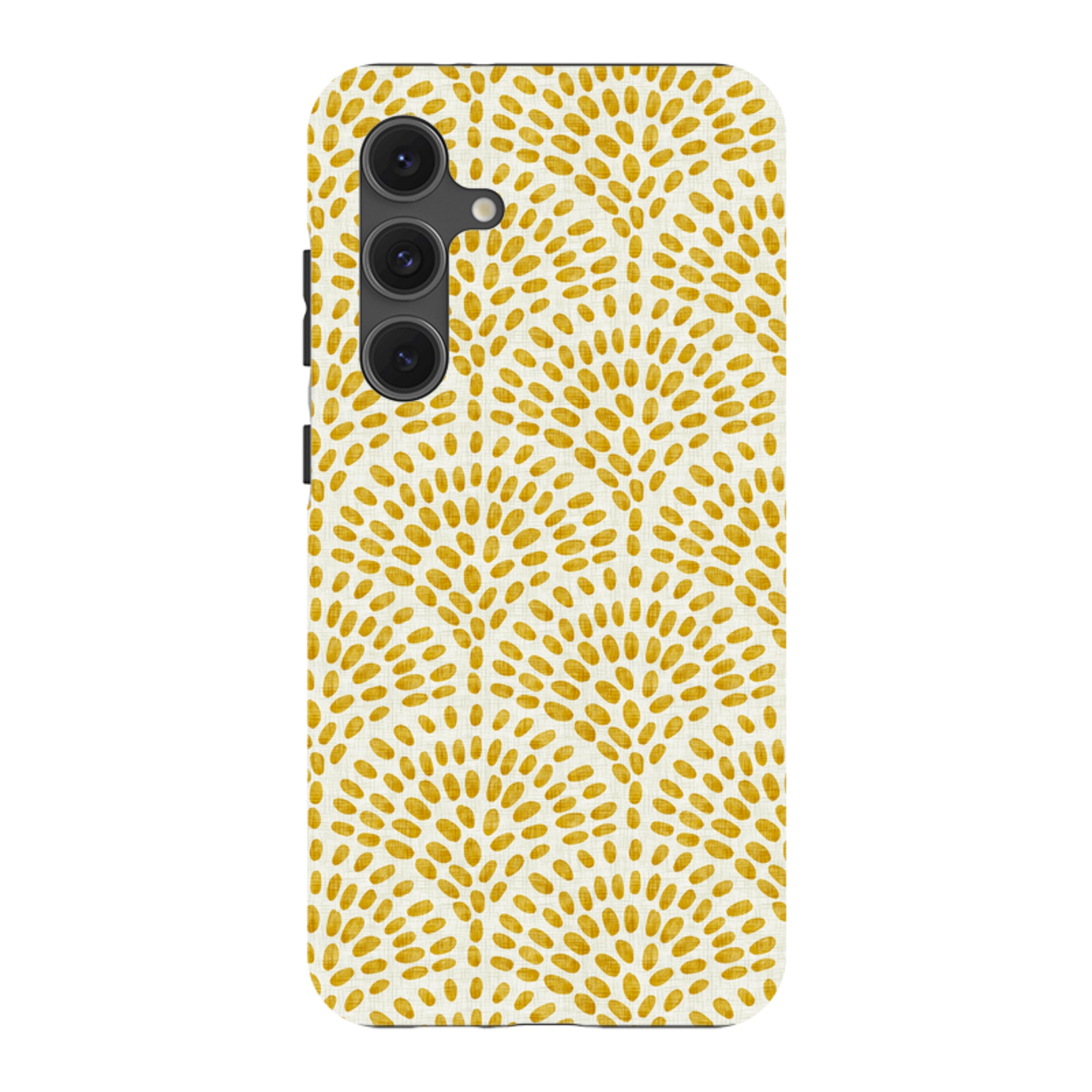 Samsung Tough  Case - Scallop - Mustard By Katherine Quinn