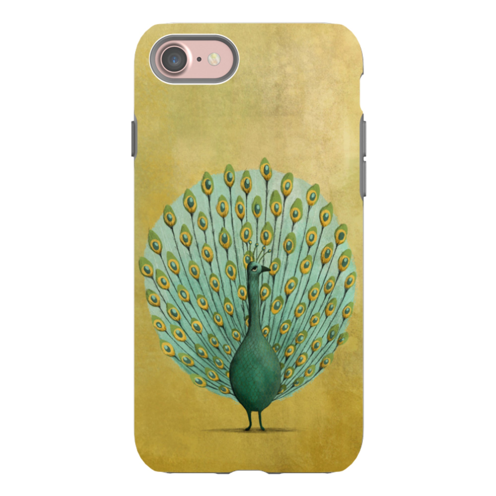 iPhone Tough Case - Peacock By Maja Lindberg