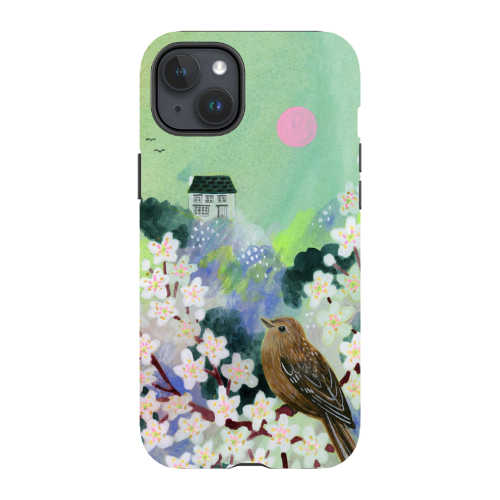 iPhone Tough Case - Blackthorn in the Valley By Lee Foster Wilson