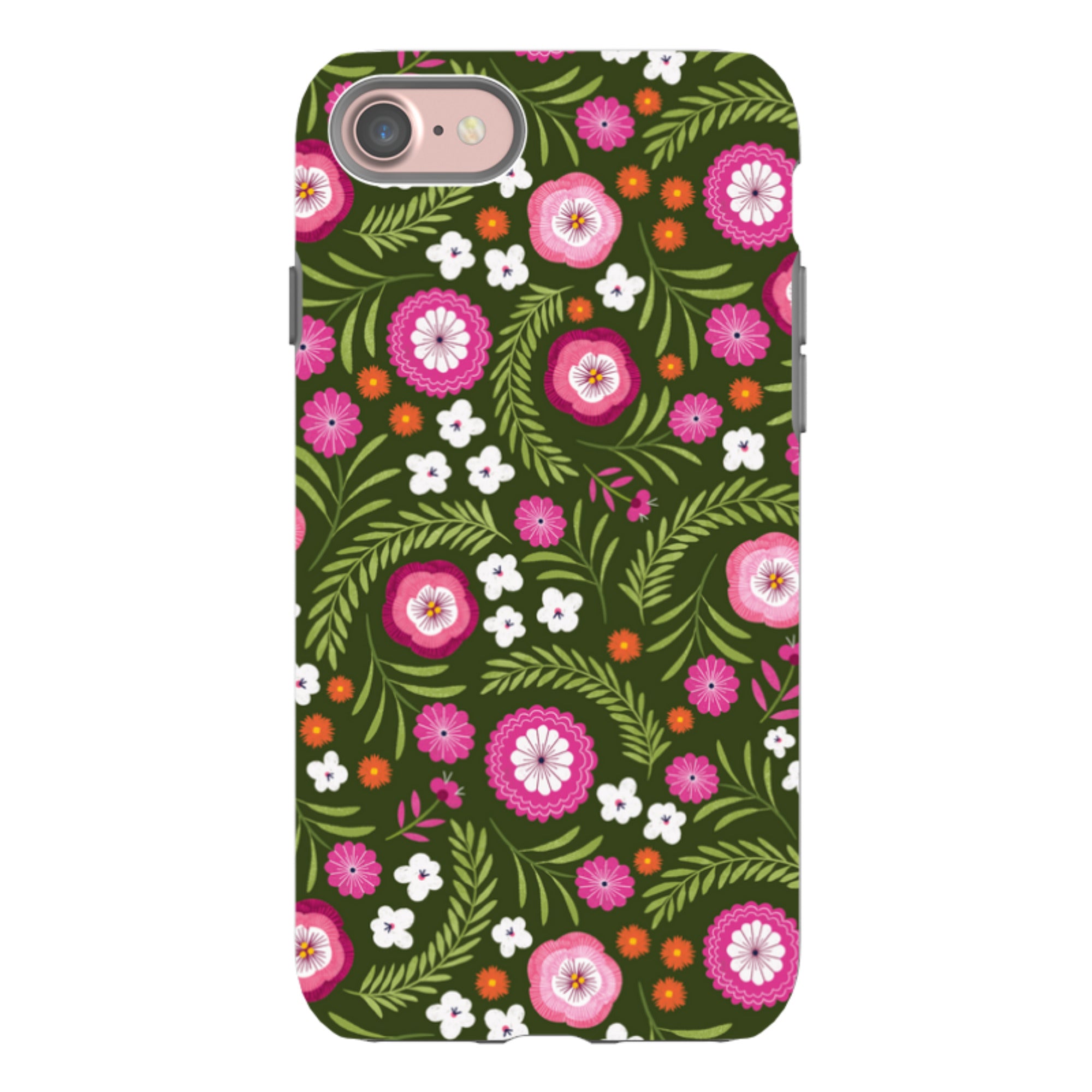 iPhone Tough Case - Posy Garden II By Ali Brookes