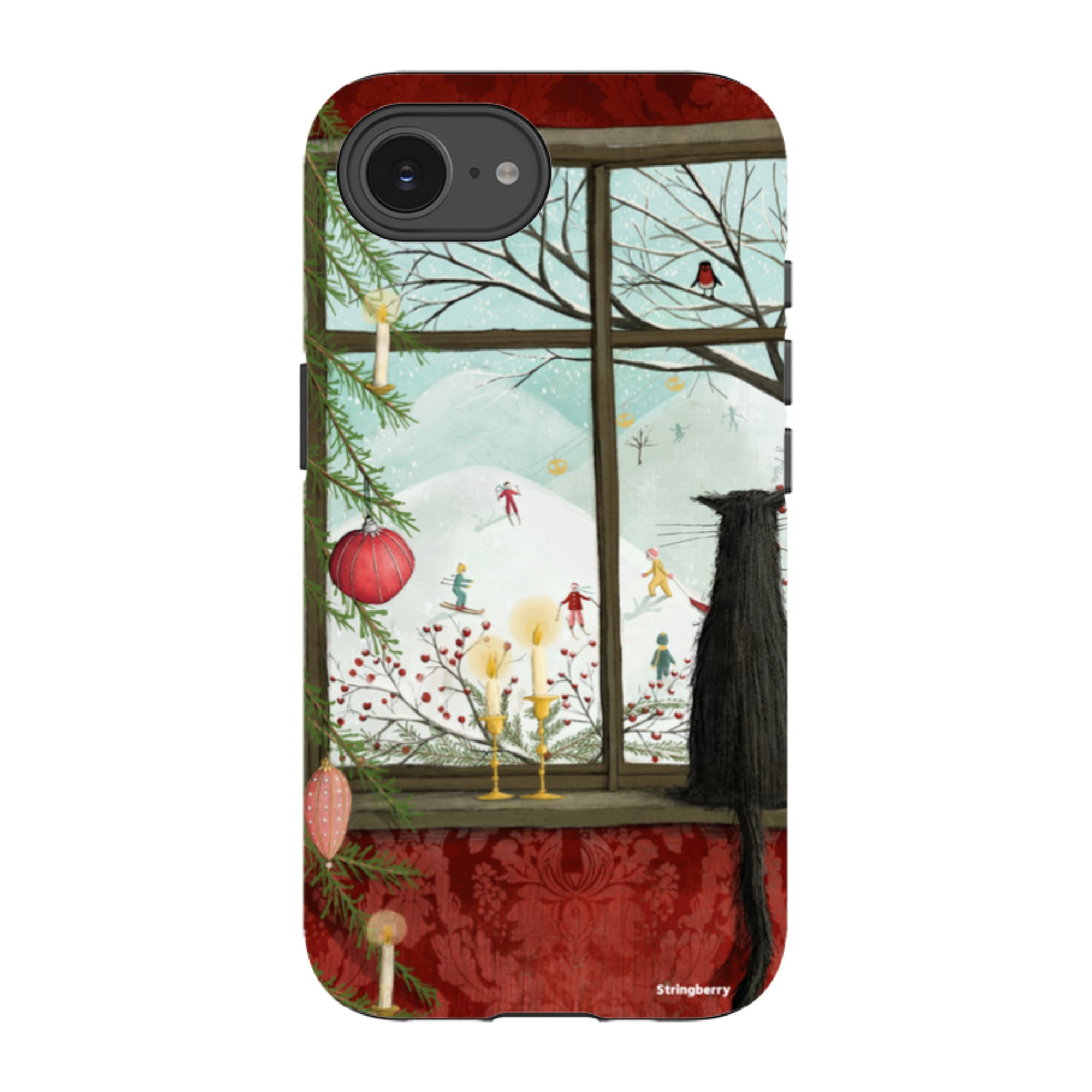 iPhone Tough Case - Christmas Window By Maja Lindberg
