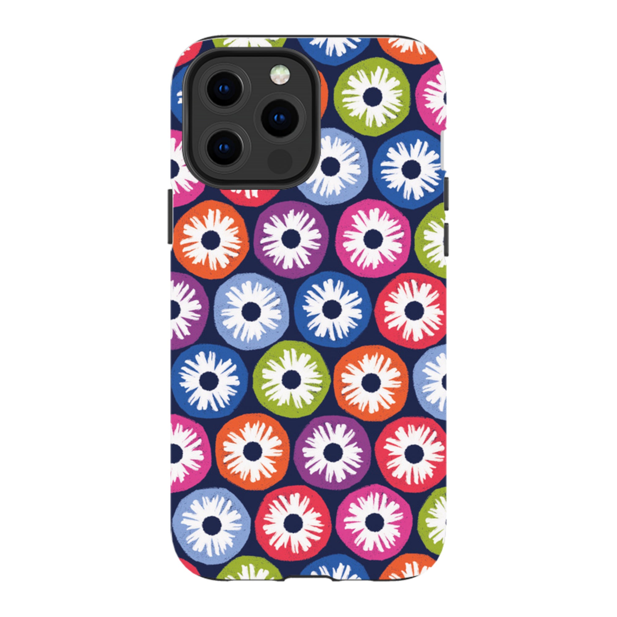 iPhone Tough Case - Penny Flowers Dark By Ali Brookes