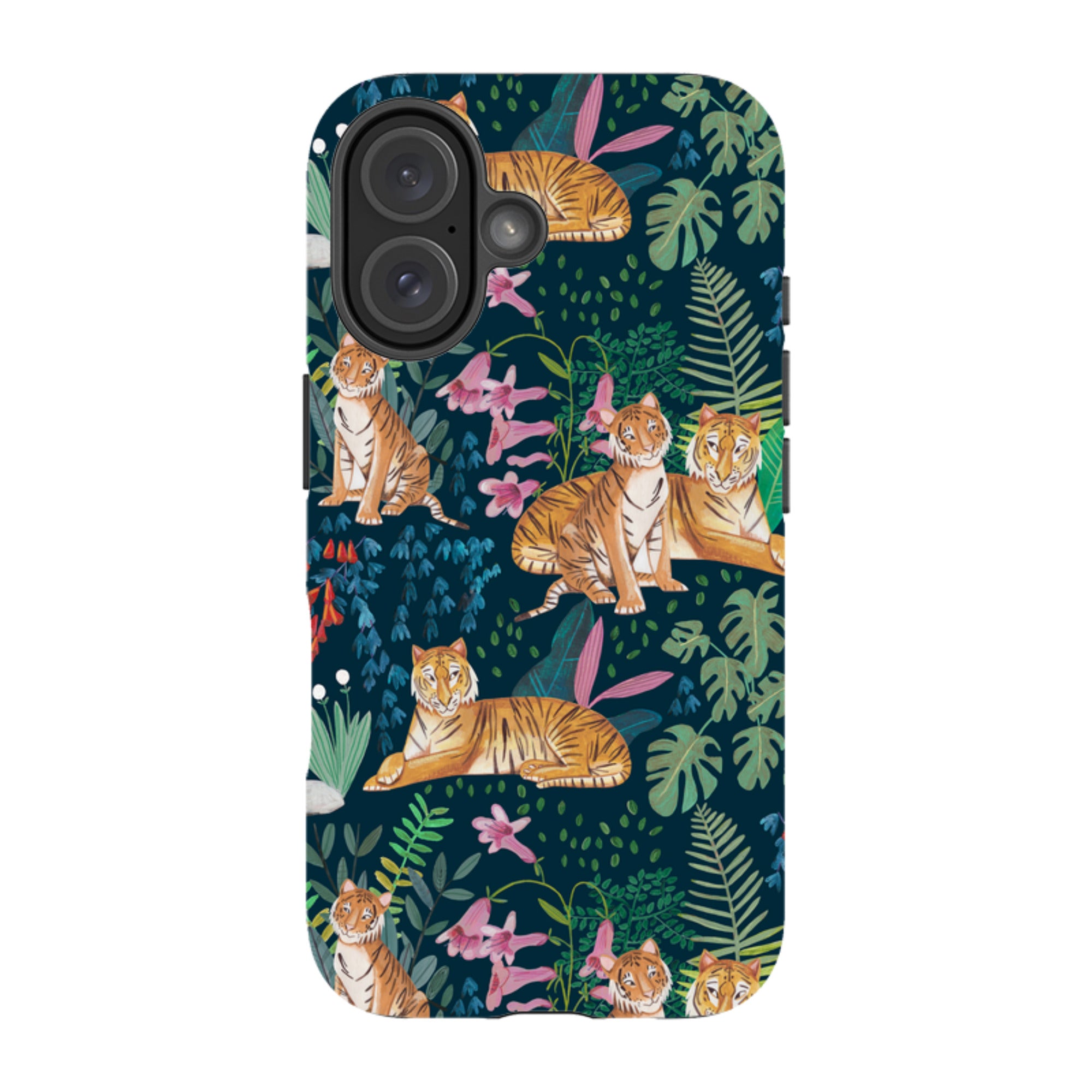 iPhone MagSafe Tough Case -  Tiger Pattern By Caroline Bonne Muller
