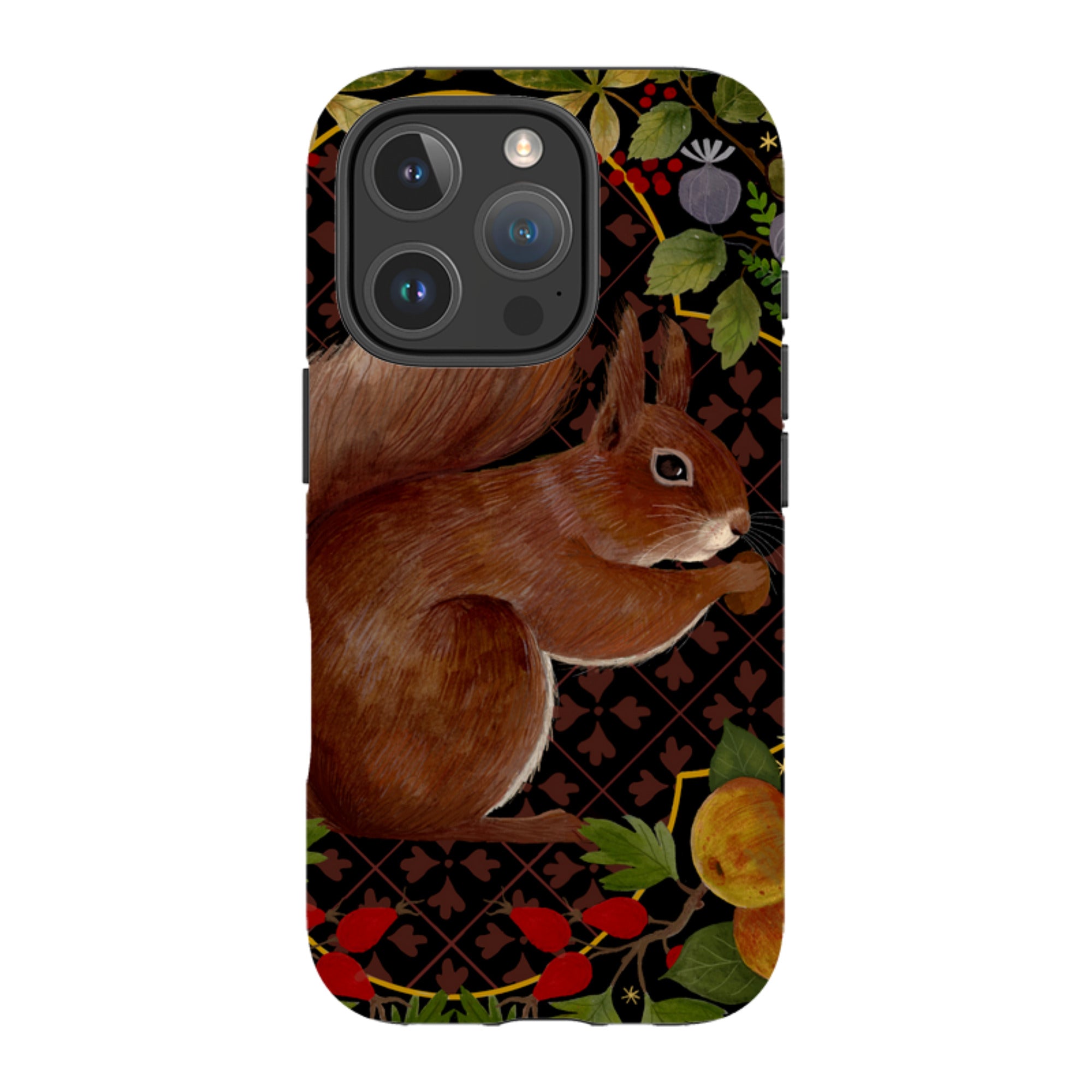iPhone Tough Case - Squirrel Border By Bex Parkin