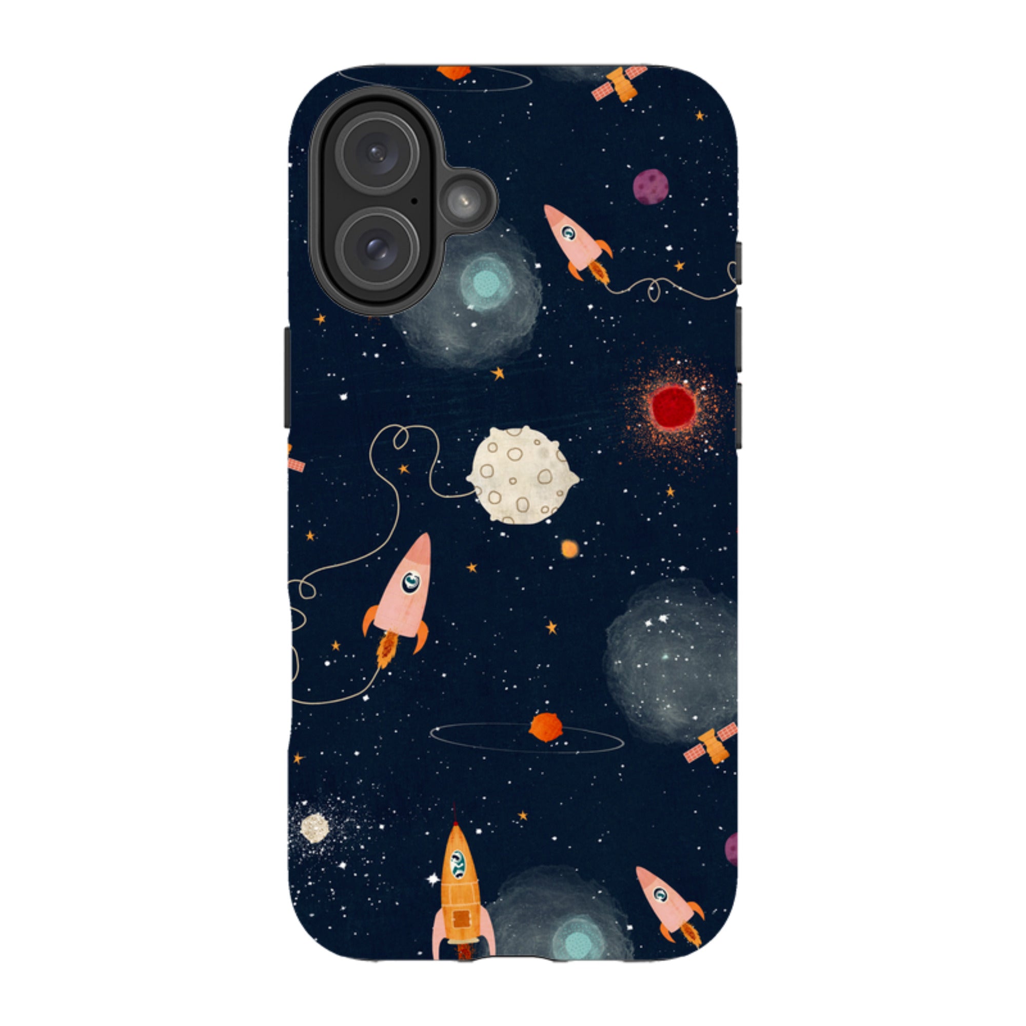 iPhone MagSafe Tough Case - Rockets Midnight By Katherine Quinn