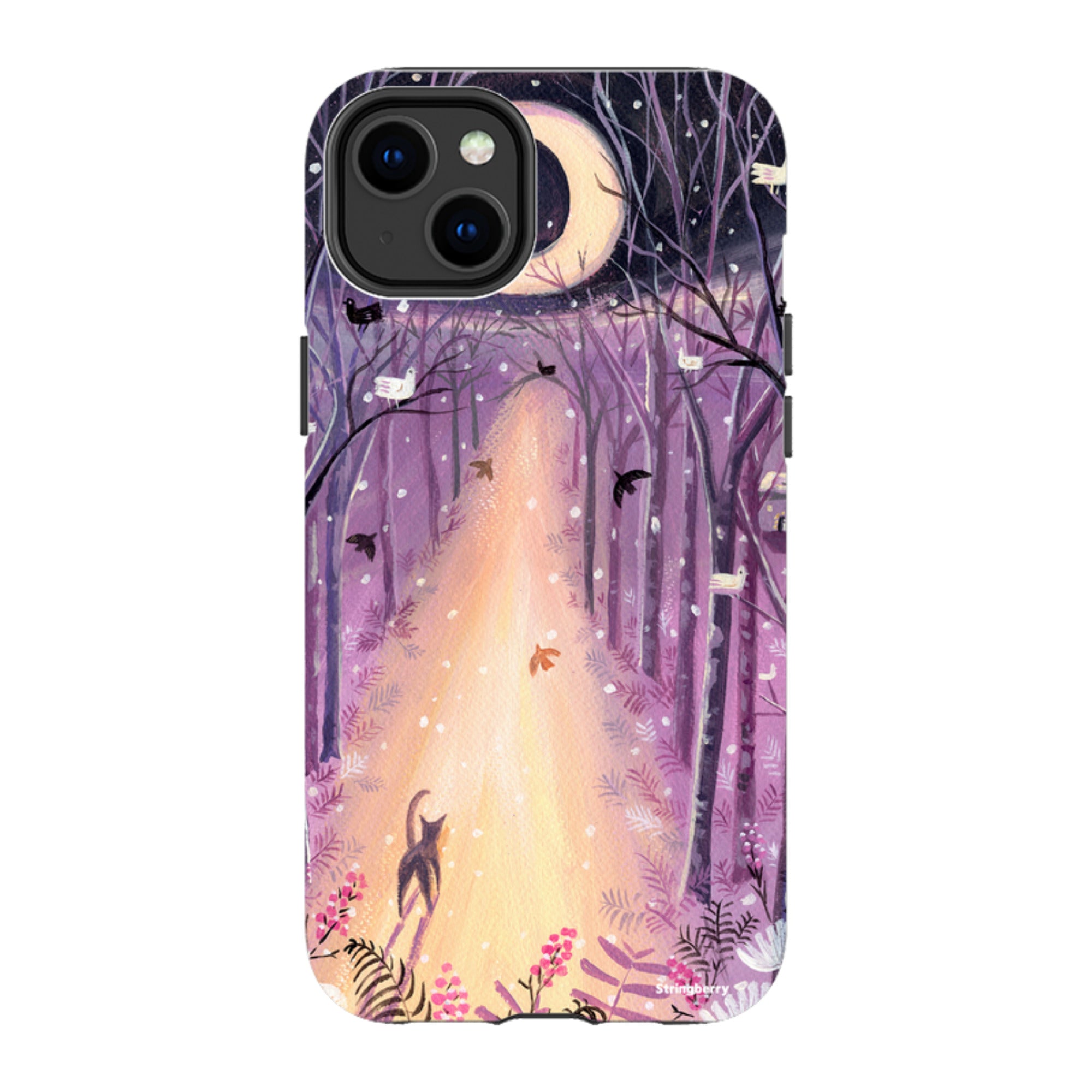 iPhone Tough Case - Forest Cat By Mary Stubberfield
