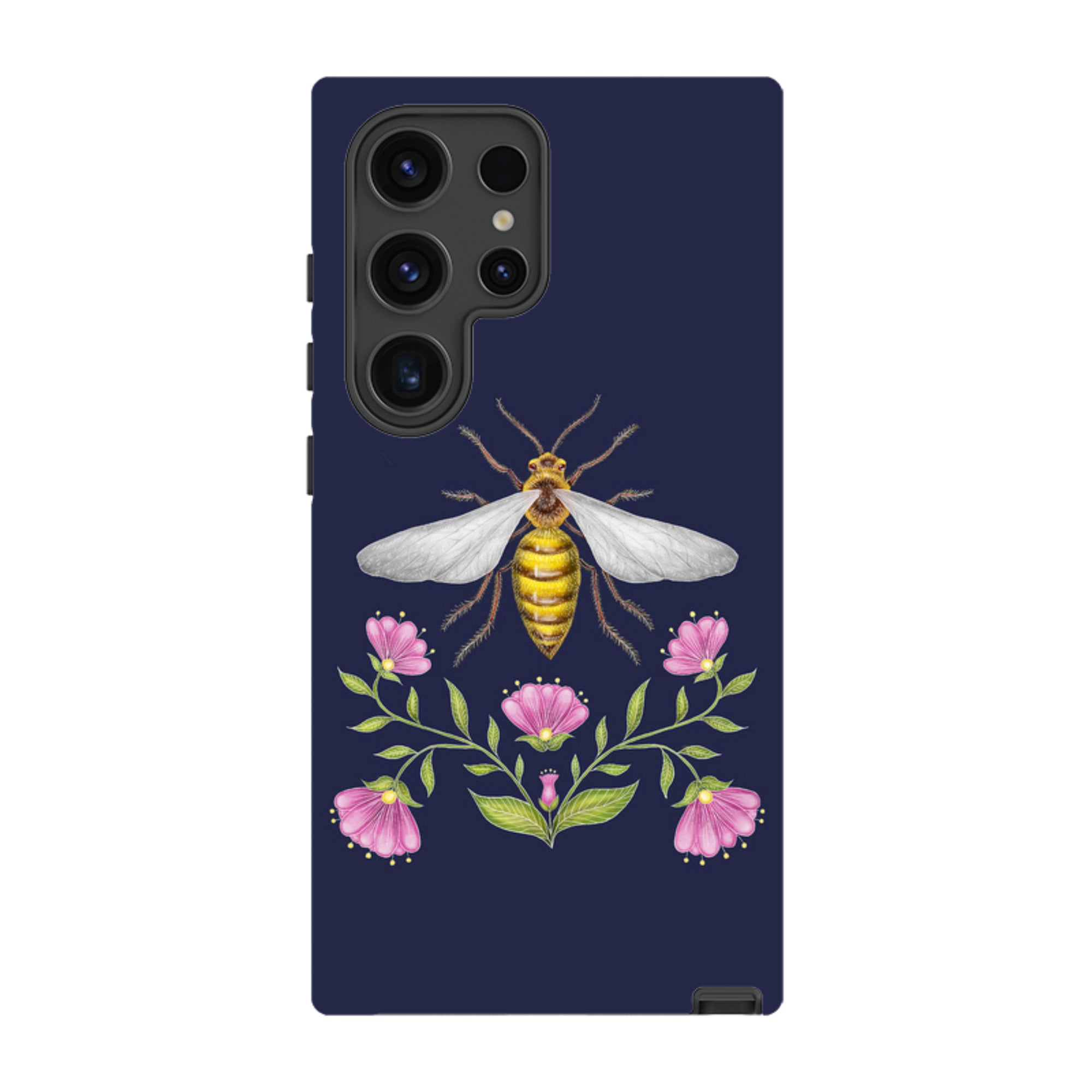 Samsung Tough Case - Wings Of Freedom Navy By Catherine Rowe
