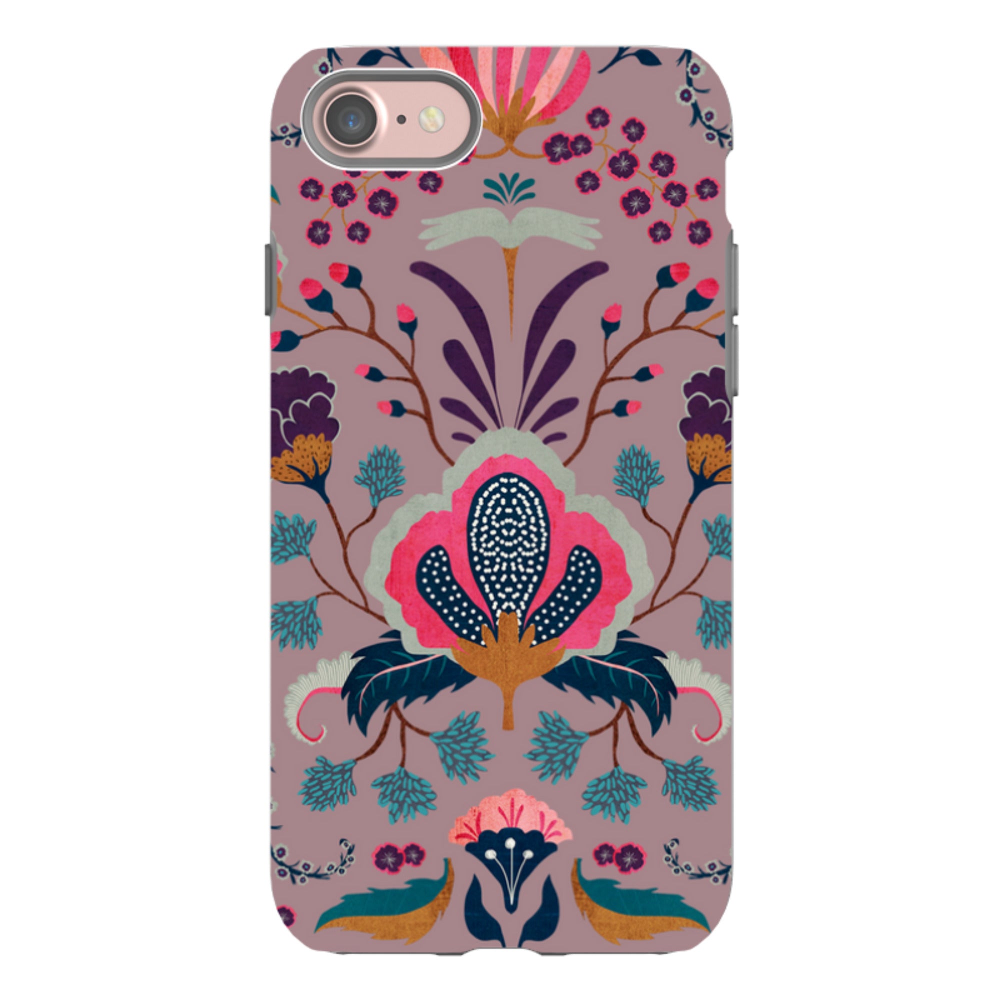iPhone Tough Case - Folk Floral III By Katherine Quinn