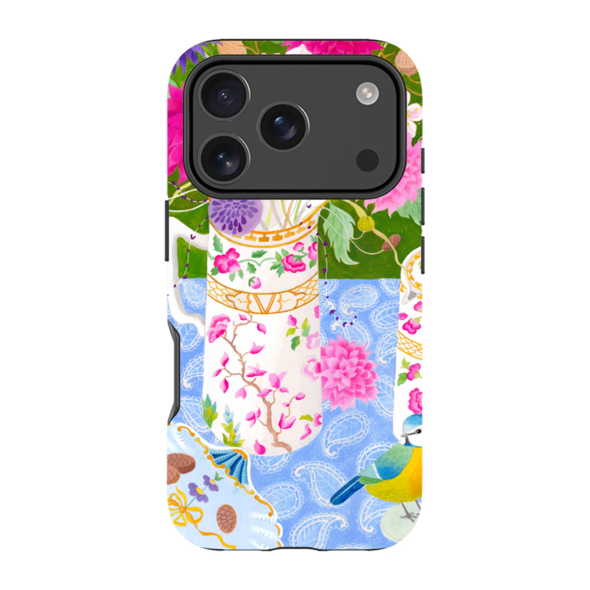 iPhone MagSafe Tough Case - Dahlias By Bex Parkin