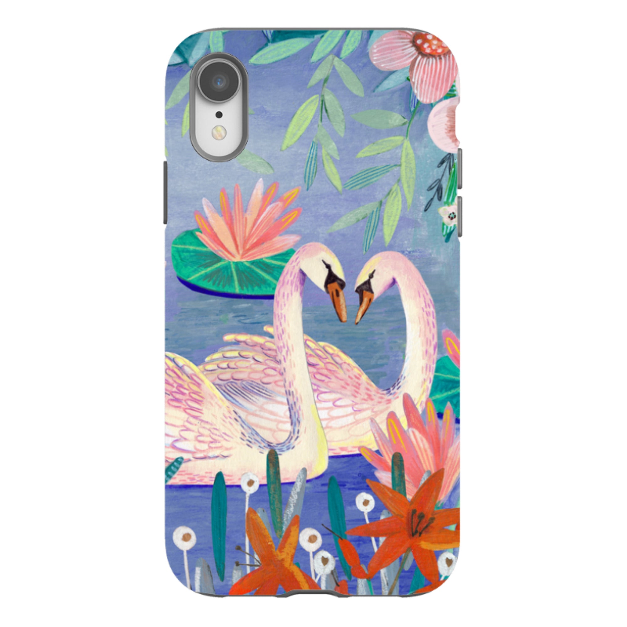 iPhone Tough Case - Swans By Caroline Bonne Muller