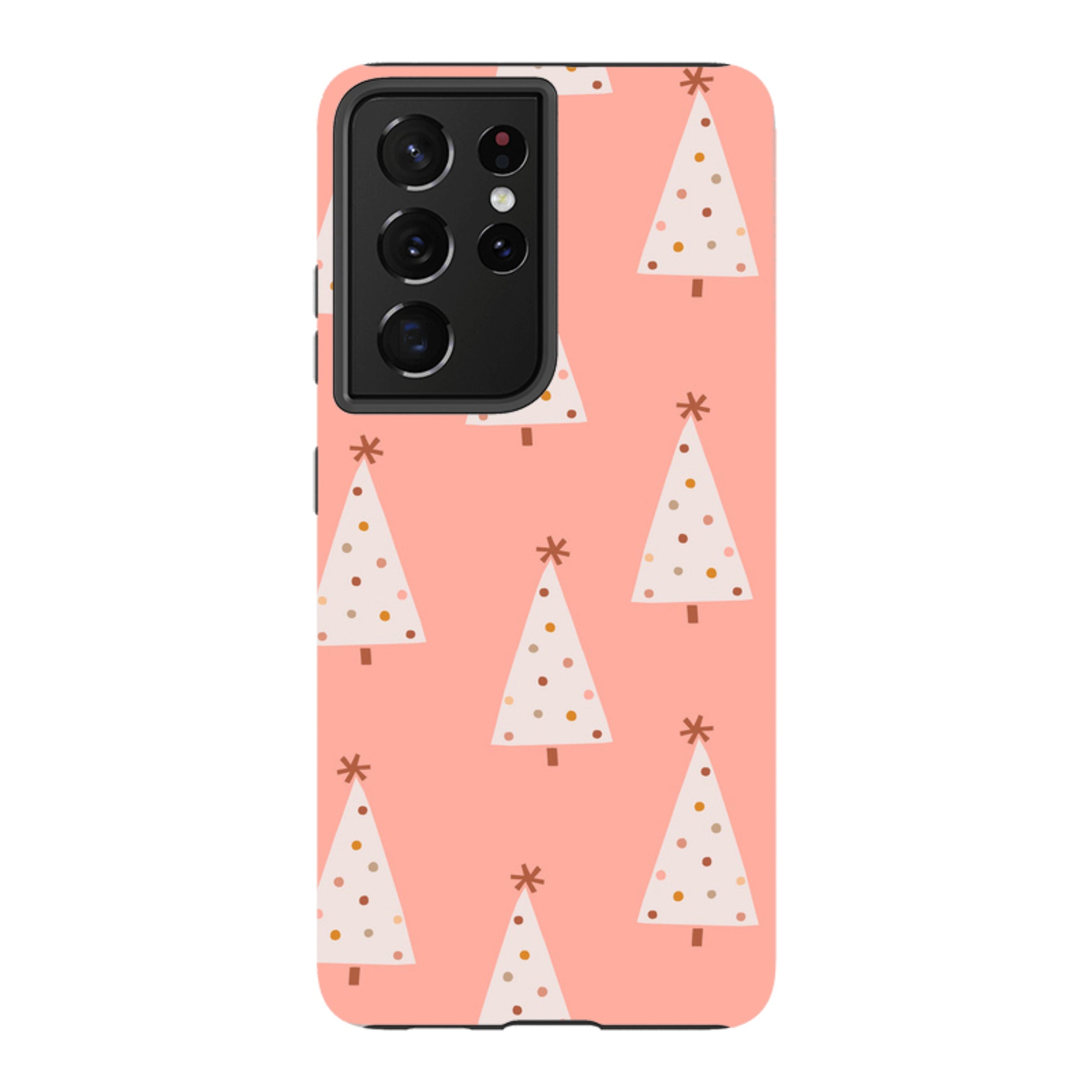 Samsung Tough Case - Pink Xmas Trees