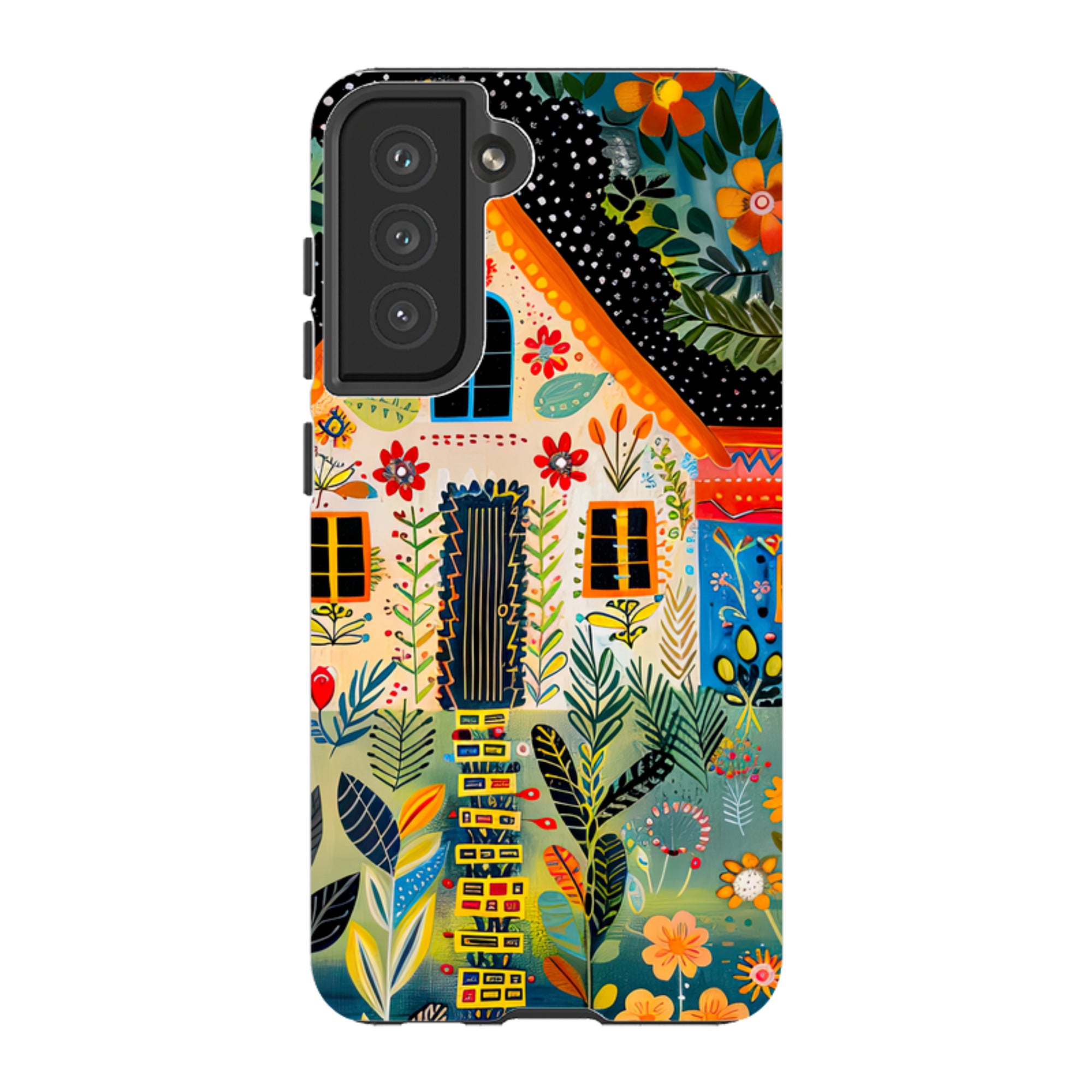 Samsung Tough Case - Folk Art House II