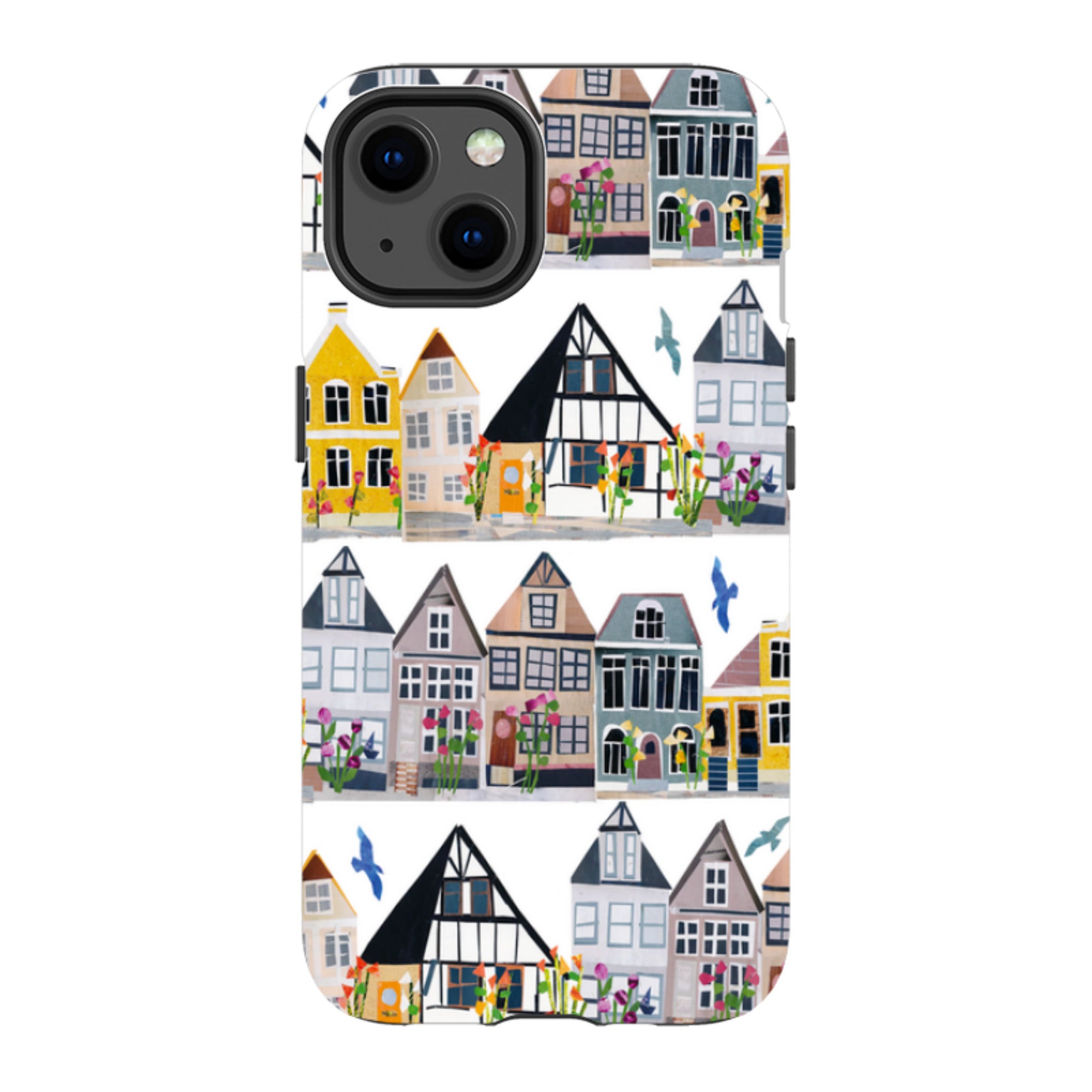 iPhone Tough Case - Danish Houses By Tracey English