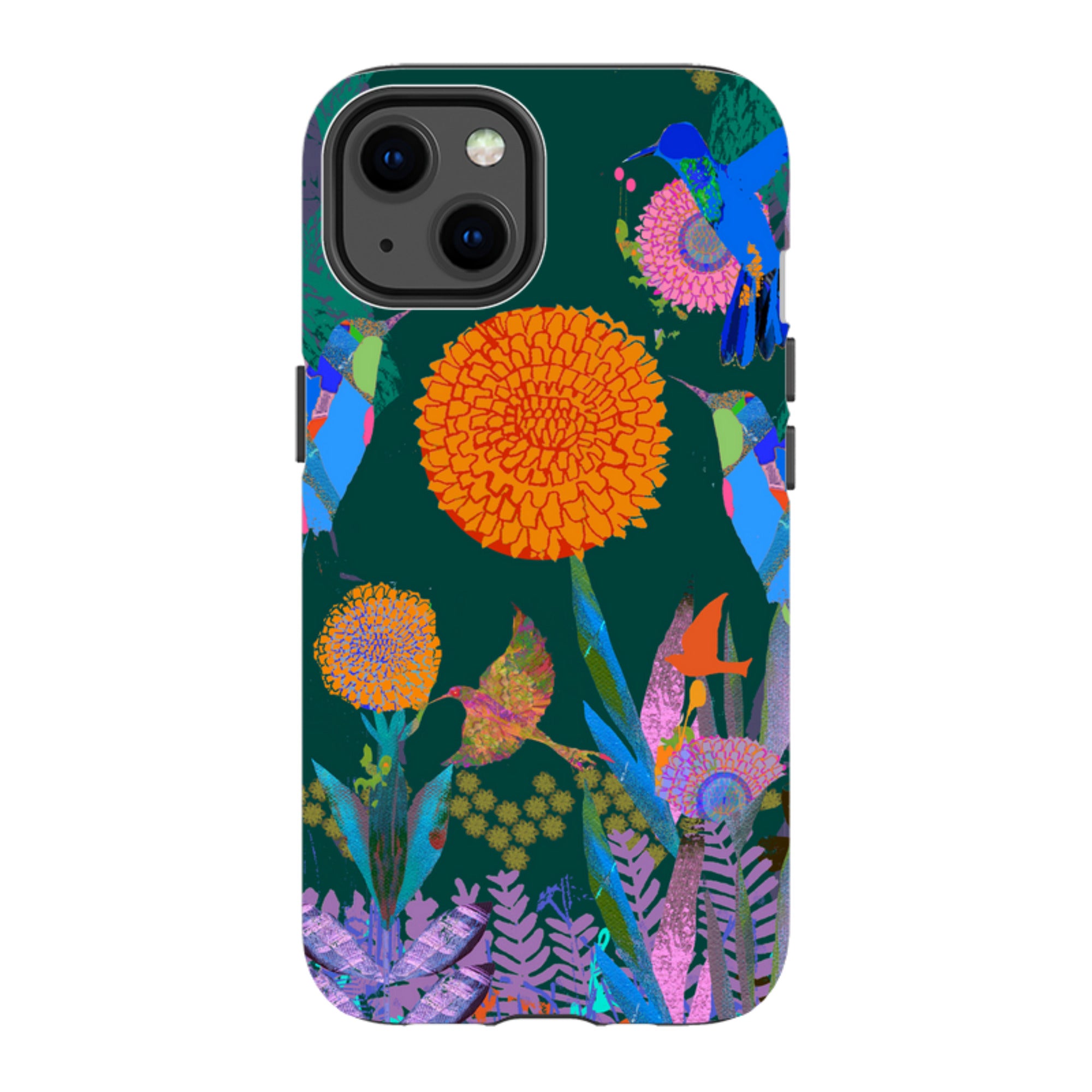 iPhone Tough Case - Hummingbird Forest By Tiffany Lynch