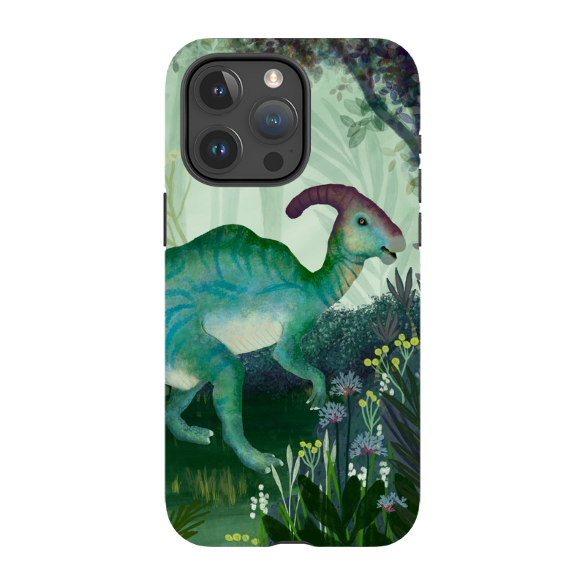 iPhone Tough Case - Dino Park III By Katherine Quinn