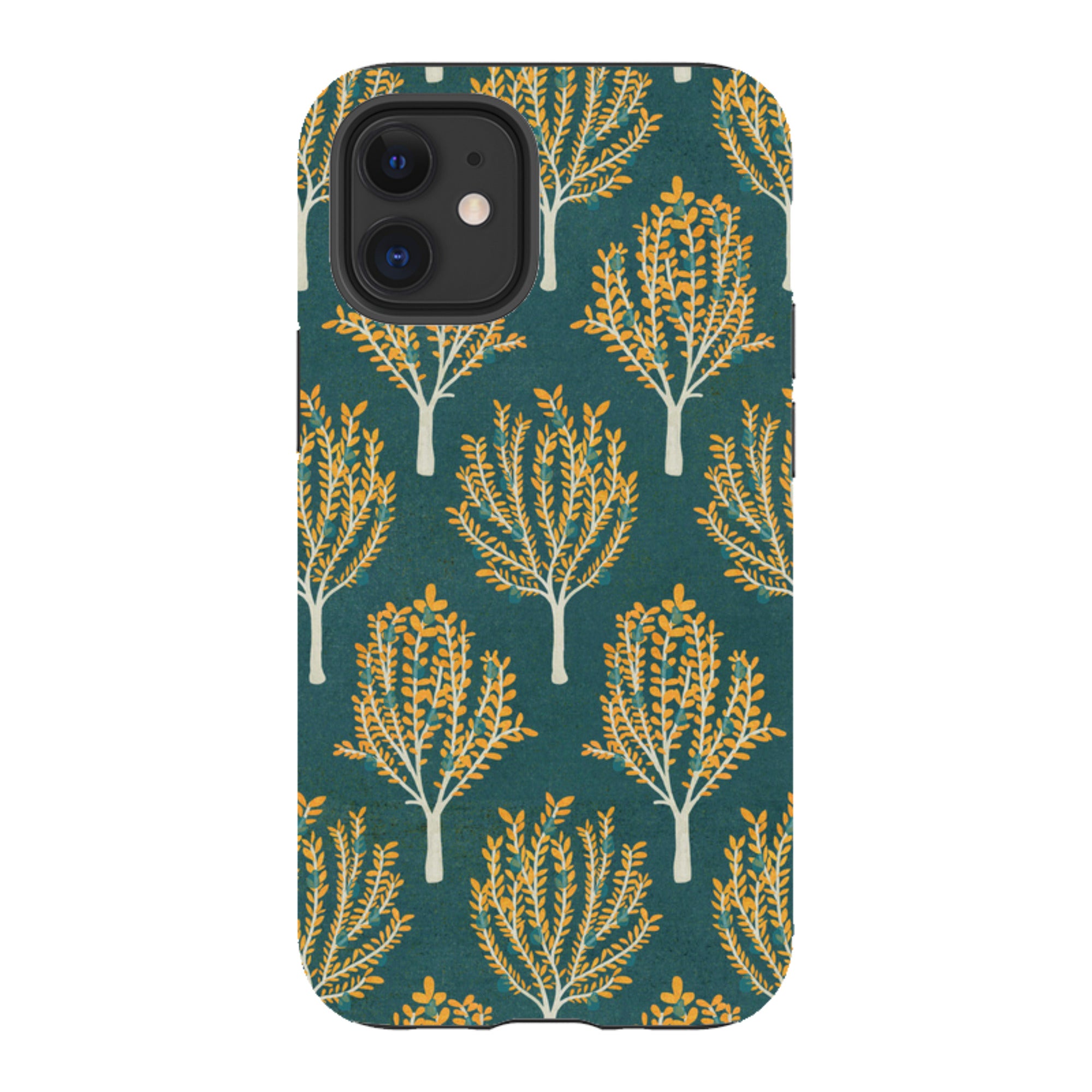 iPhone Tough Case - Pear Trees Teal By Katherine Quinn