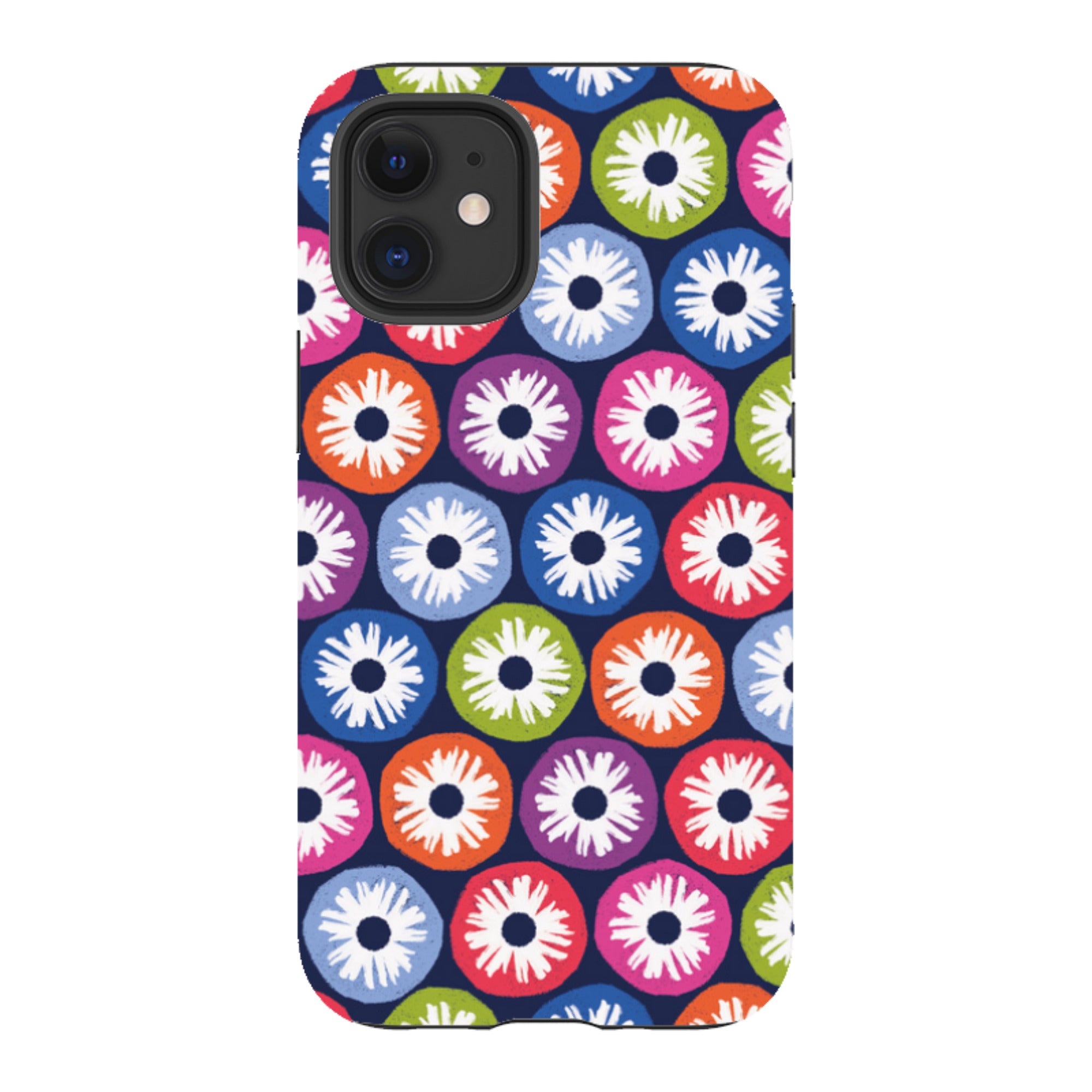 iPhone Tough Case - Penny Flowers Dark By Ali Brookes
